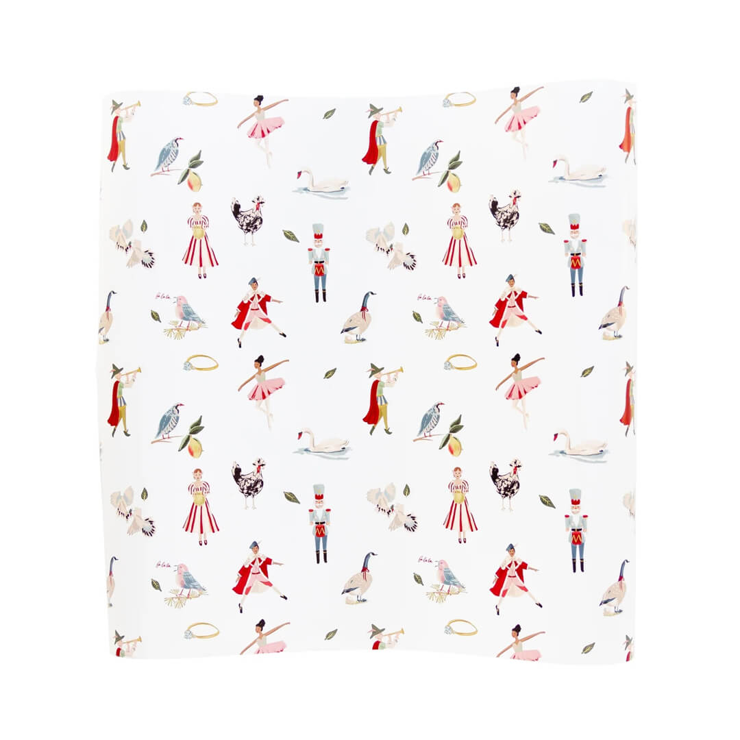 12 Days of Christmas Paper Table Runner - bubblegum market