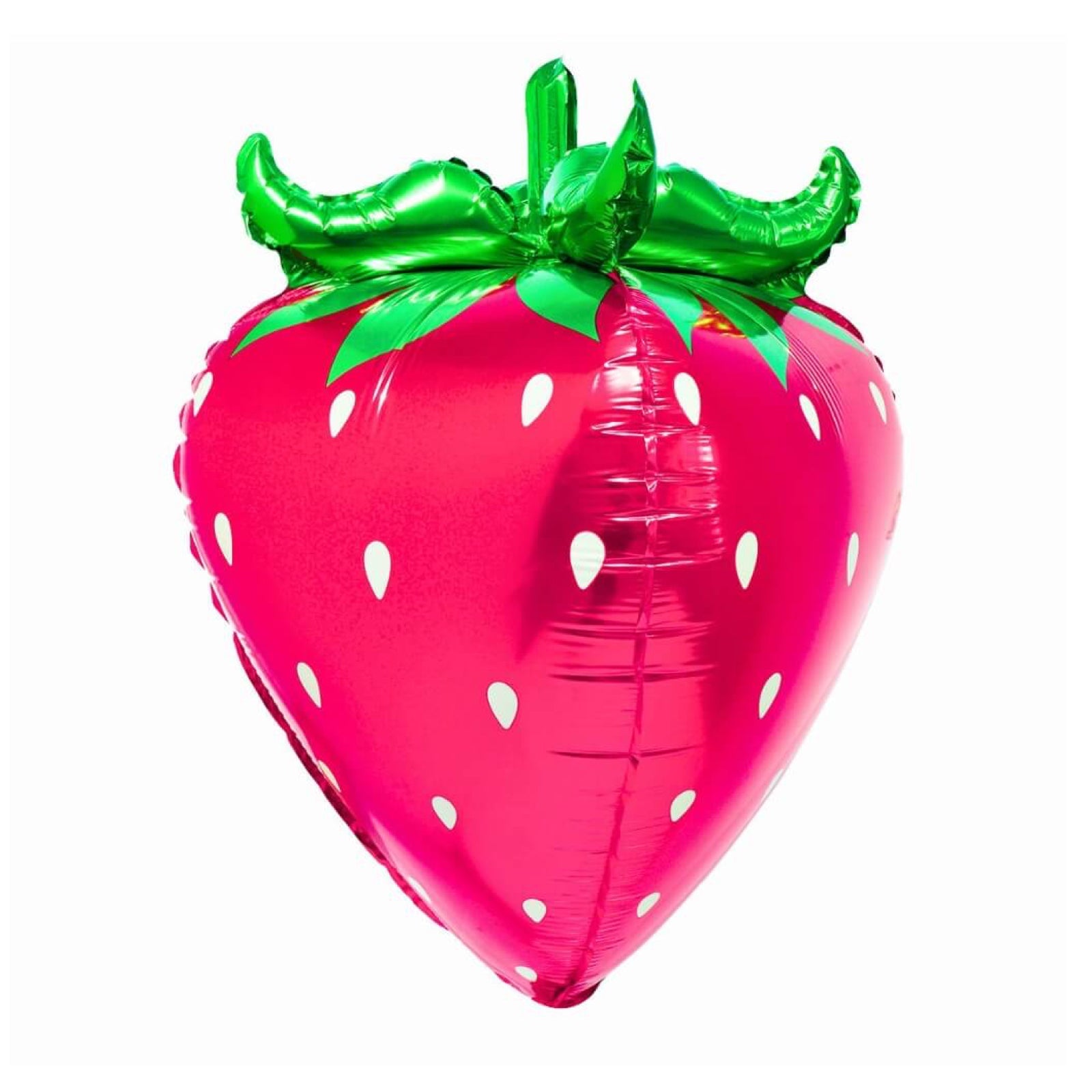 4D Pink Strawberry Foil Balloon 29" - bubblegum market