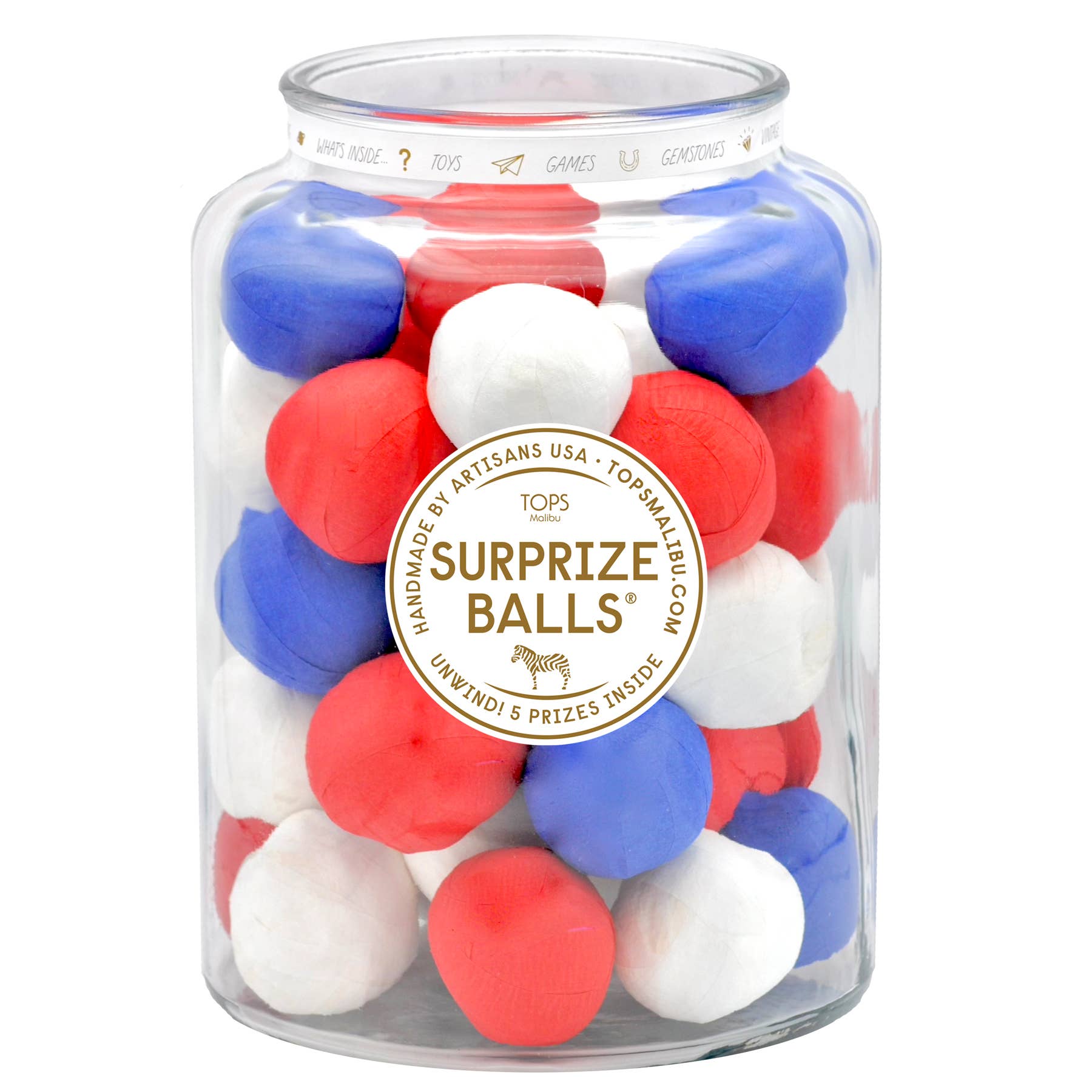 4th of July Mini Surprize Ball - bubblegum market