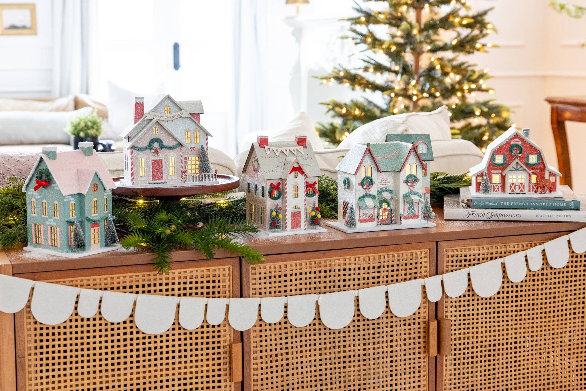 Christmas Village Reindeer Barn