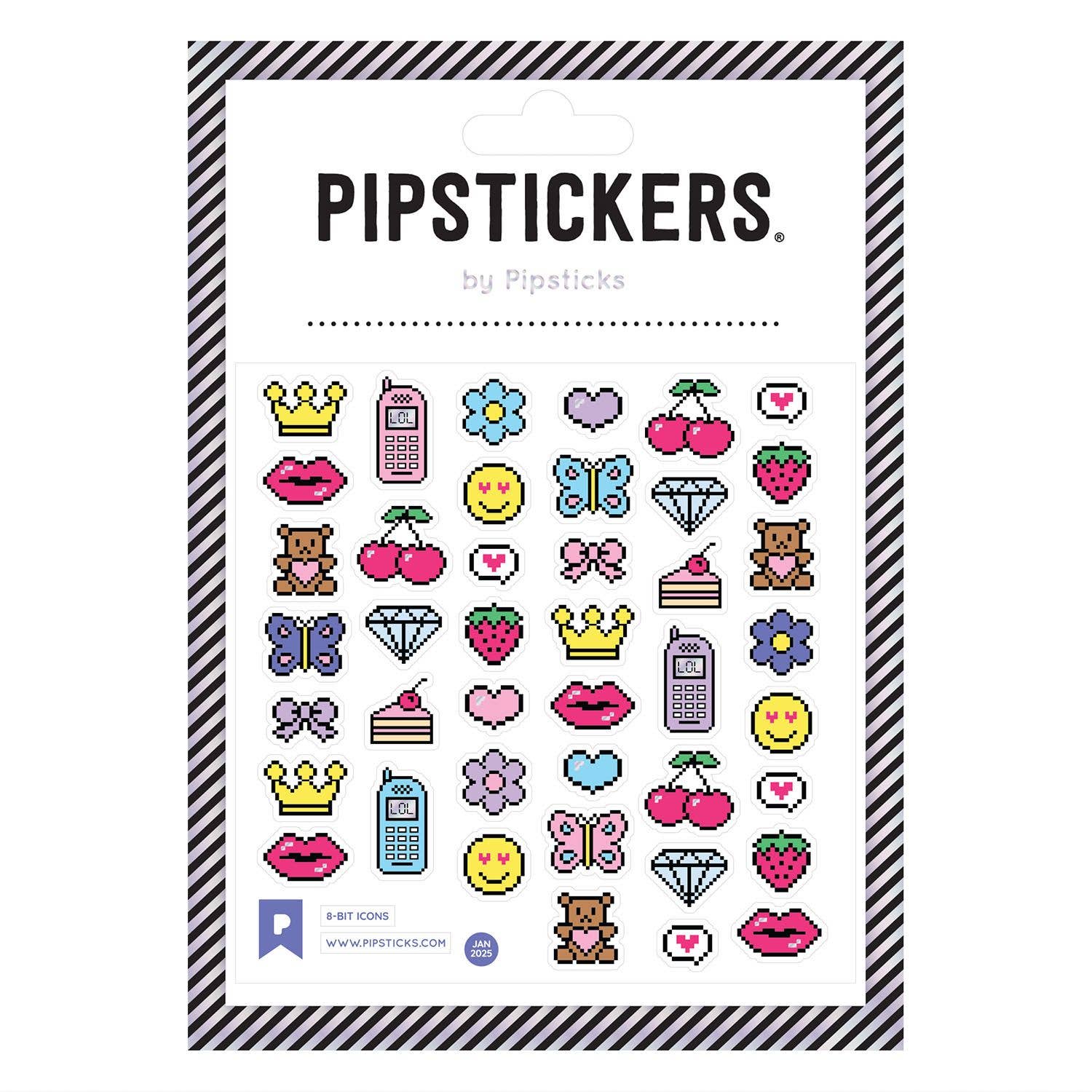 8 - Bit Icons Stickers - bubblegum market