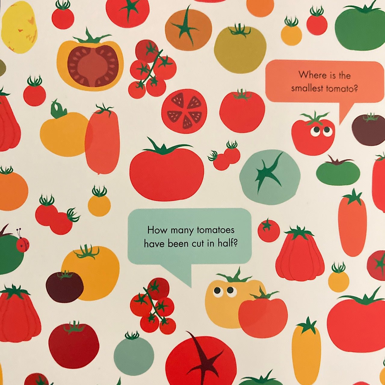 99 Tomatoes and One Potato: A Seek - and - Find for Curious - bubblegum market