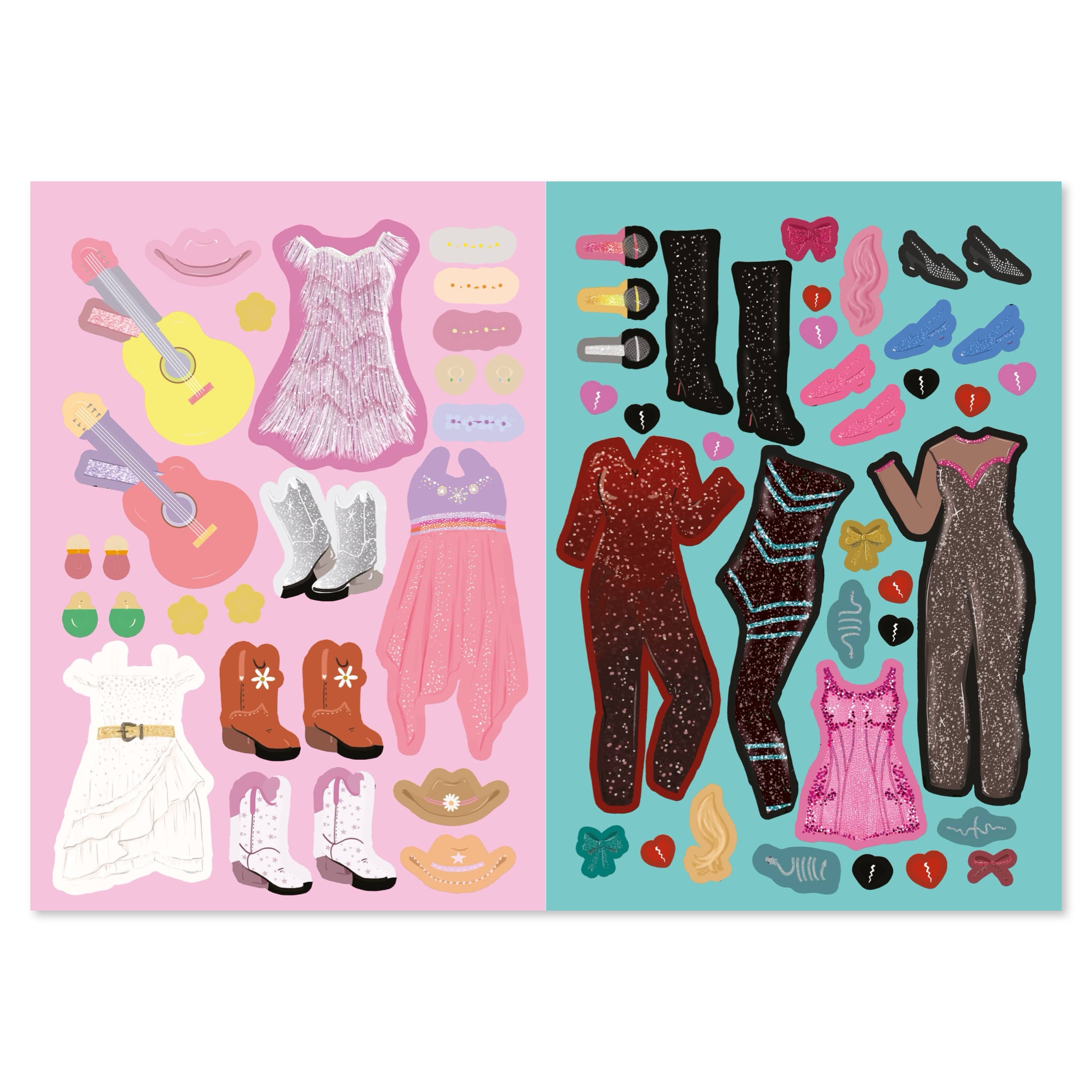 Taylor Swift Superstar Dress-Up Sticker Book