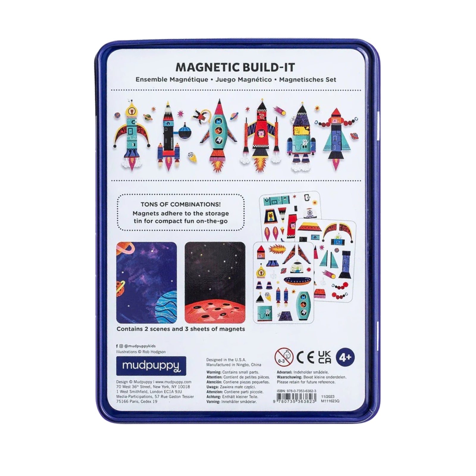 Rocket Ships Magnetic Build-it