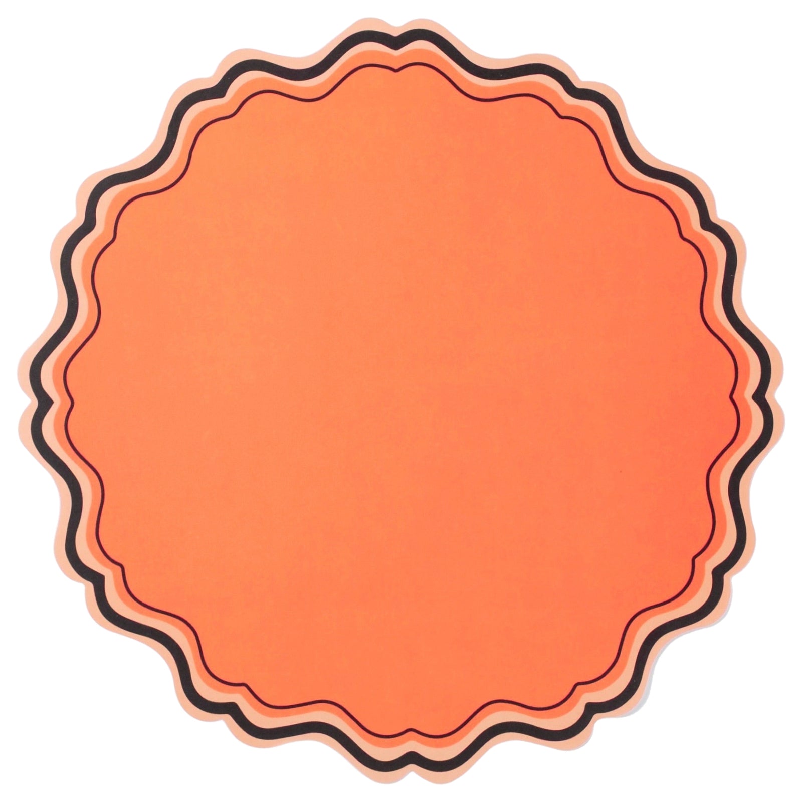 Halloween Fancy Scallop Paper Placemats