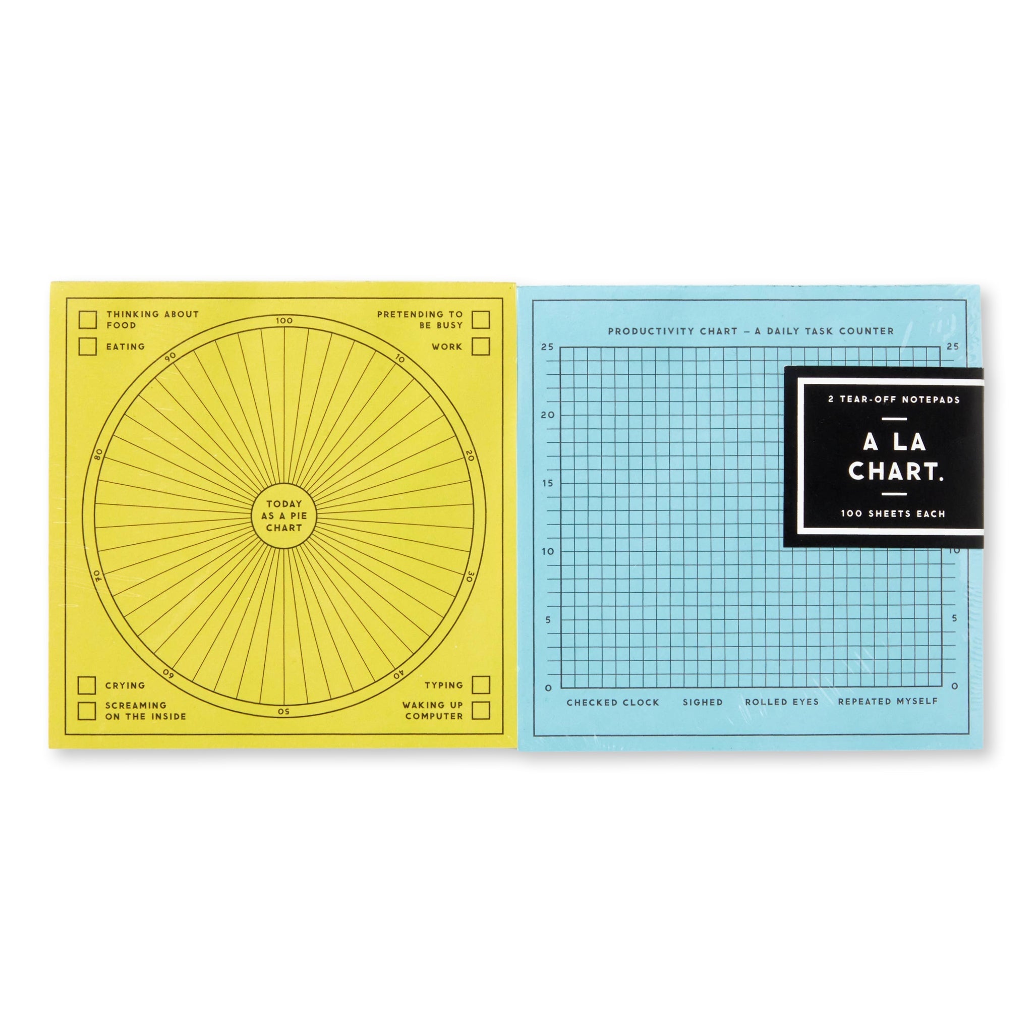 A La Chart Notepad Set - bubblegum market