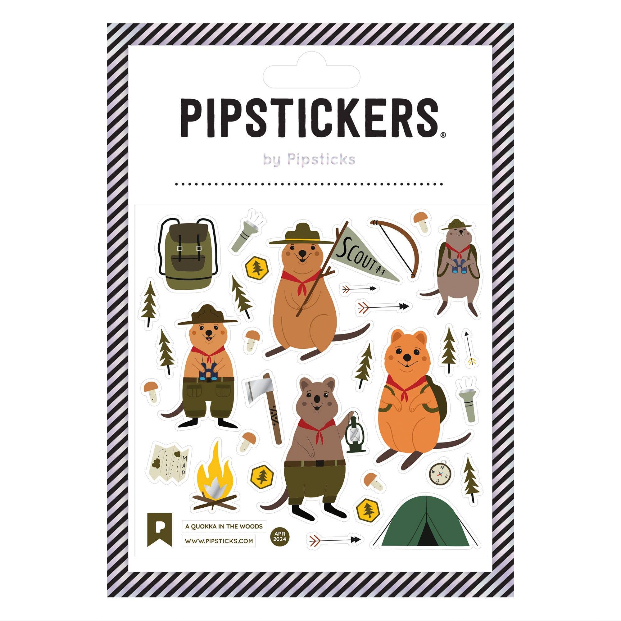 A Quokka In The Woods Stickers - bubblegum market
