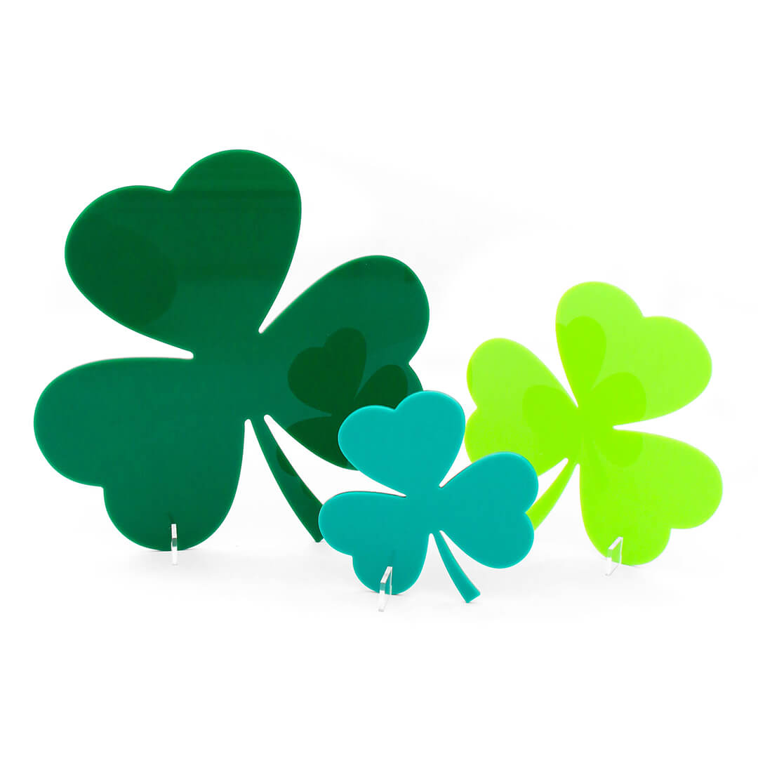 Acrylic Shamrock Set - bubblegum market