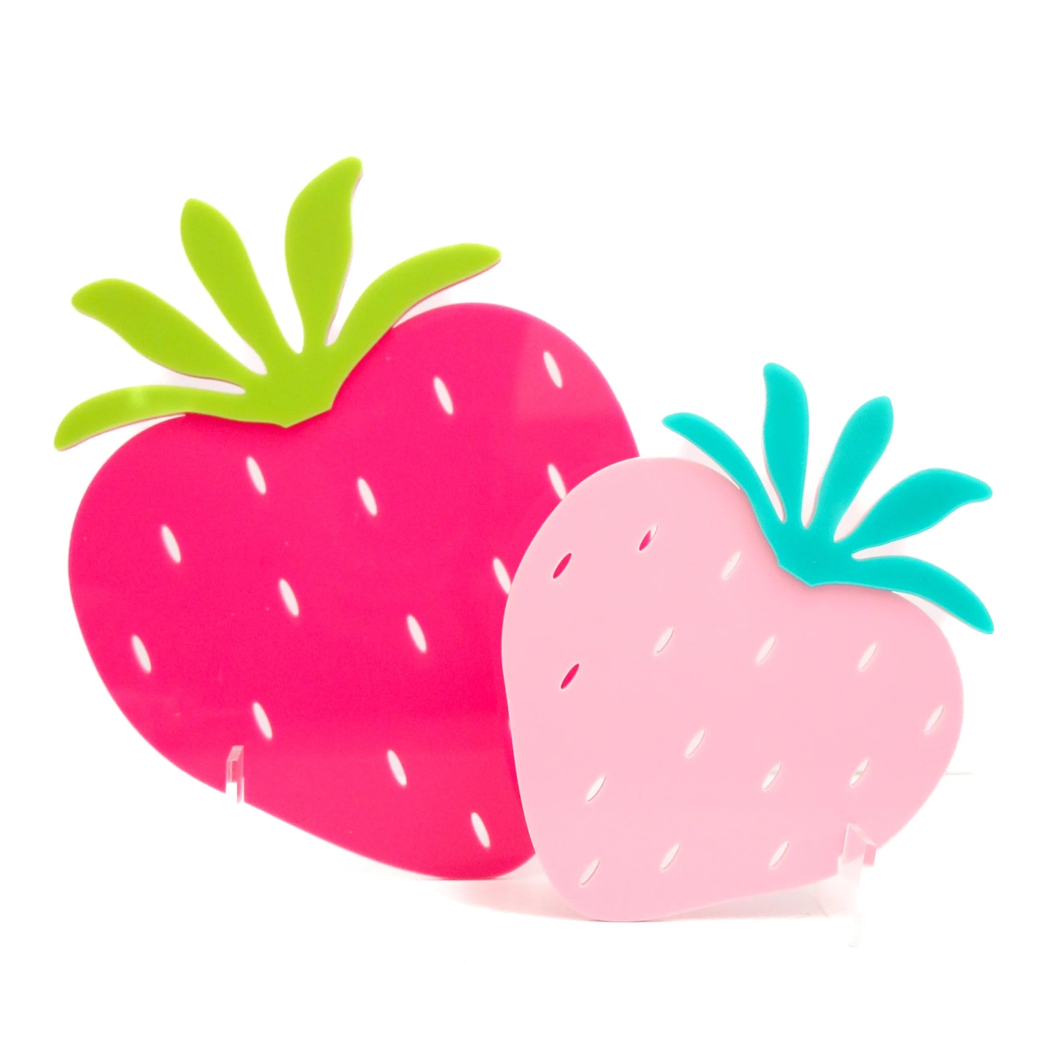 Acrylic Strawberries - bubblegum market