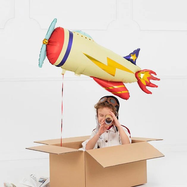 Airplane Foil Balloon 36" - bubblegum market