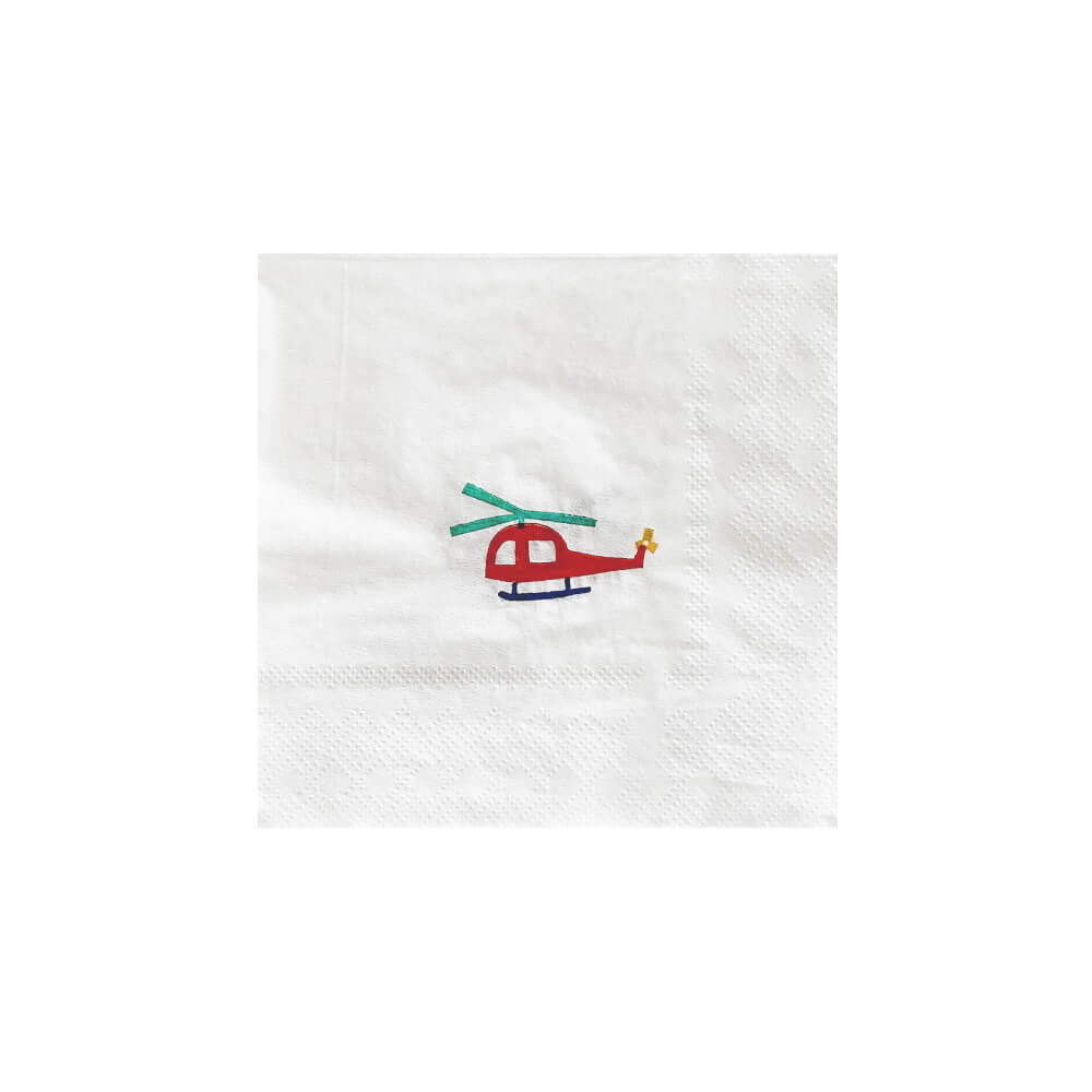 Airplane Party Small Napkins - bubblegum market
