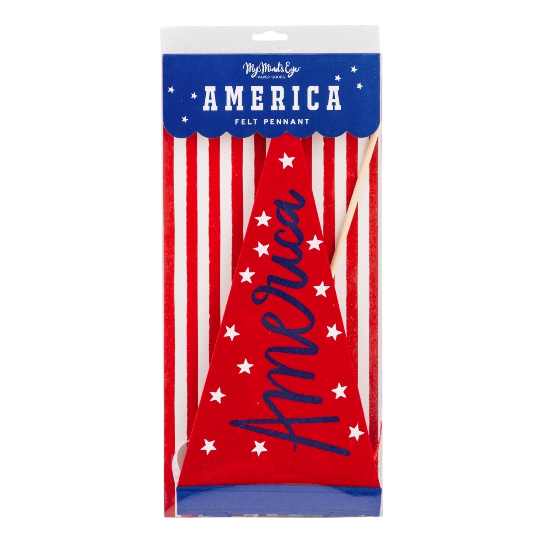 America Felt Pennant Banner - bubblegum market
