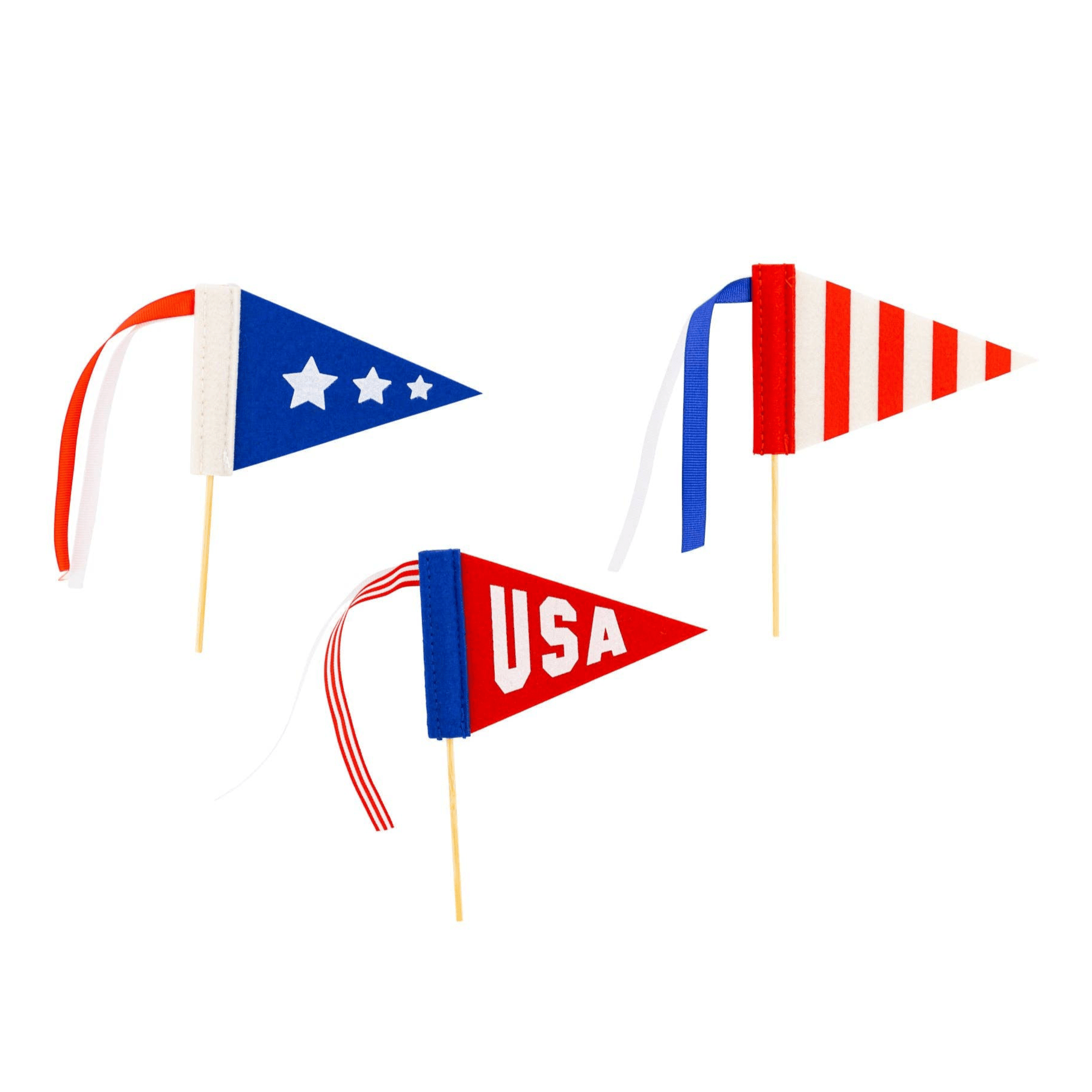 Americana Felt Pennant Set - bubblegum market