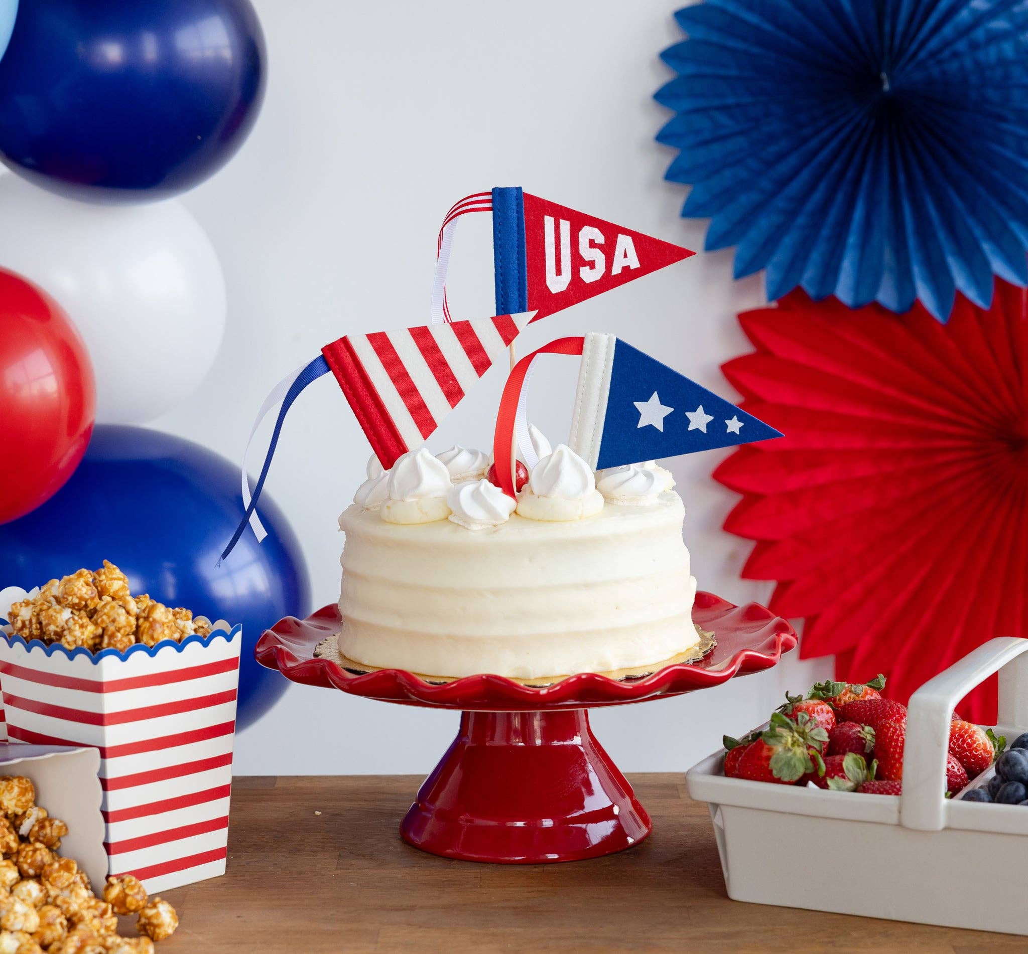 Americana Felt Pennant Set - bubblegum market