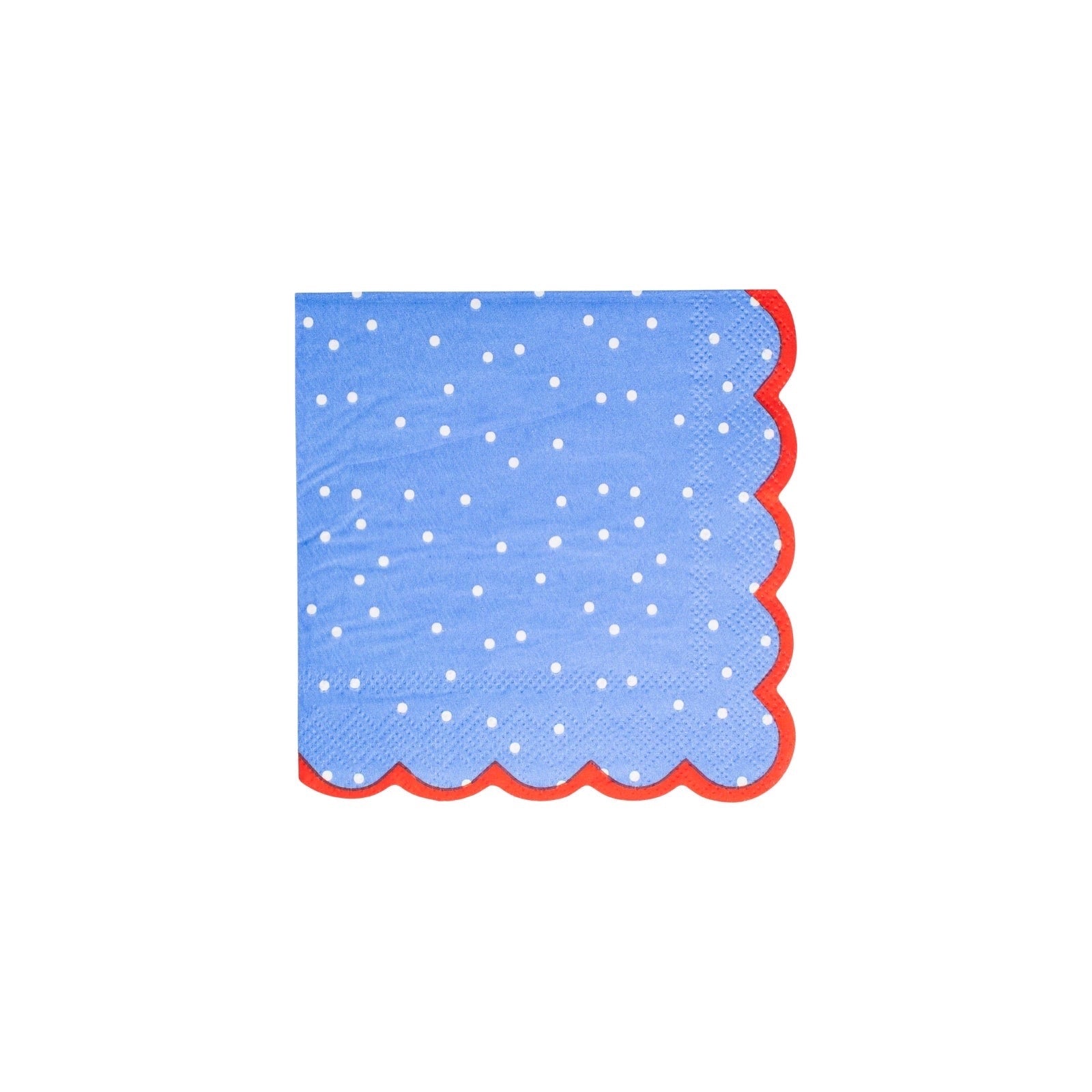 Americana Polka Dot Cocktail Napkins - bubblegum market