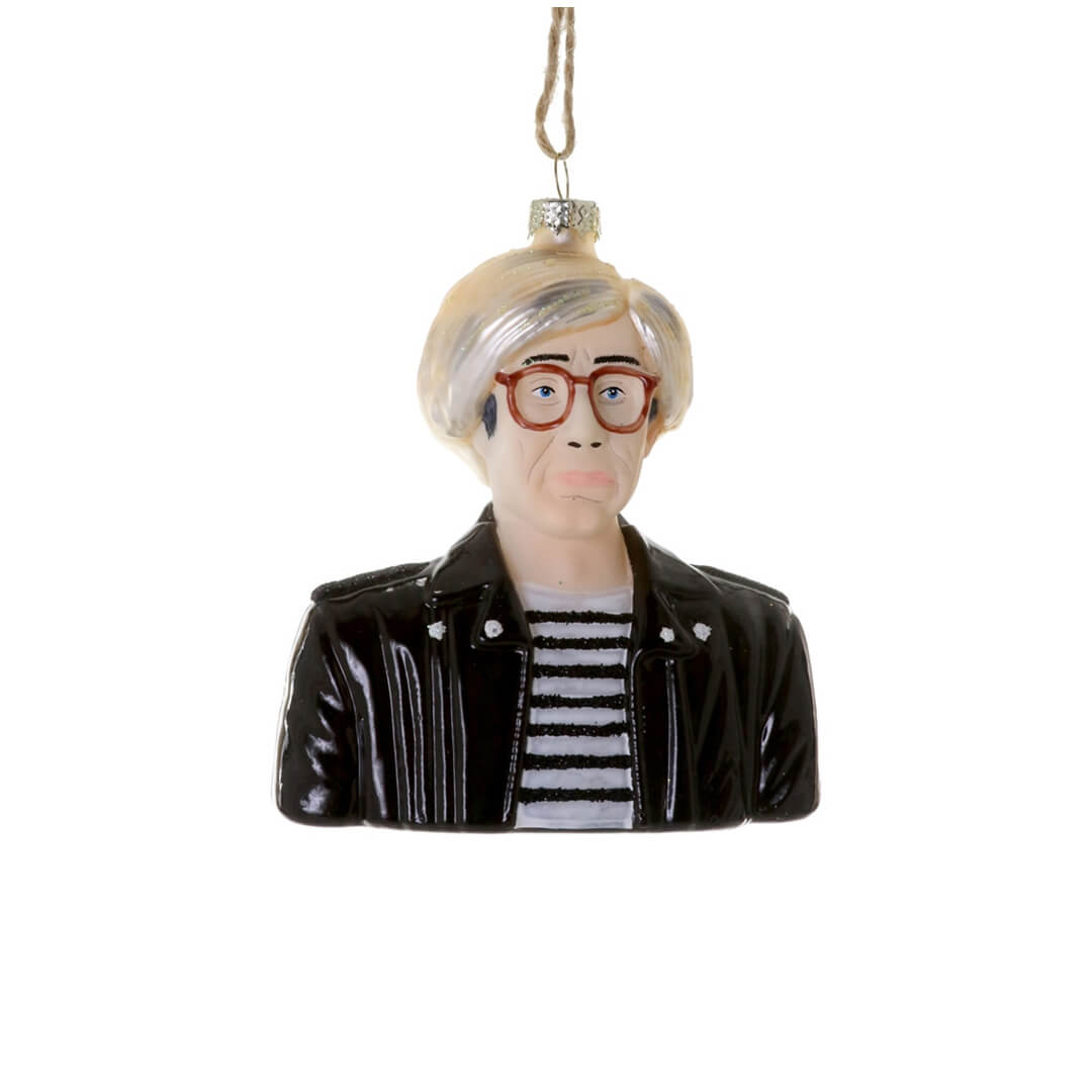 Andy Warhol Ornament 4.25" - bubblegum market