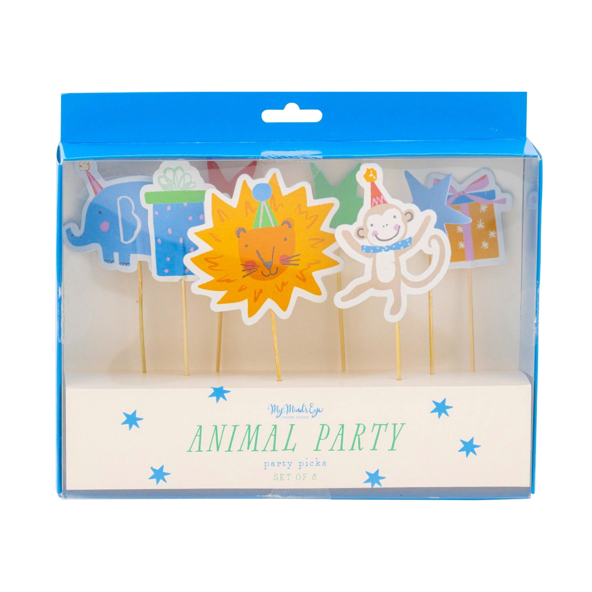 Animal Party Cake / Cupcake Toppers (8 pc) - bubblegum market