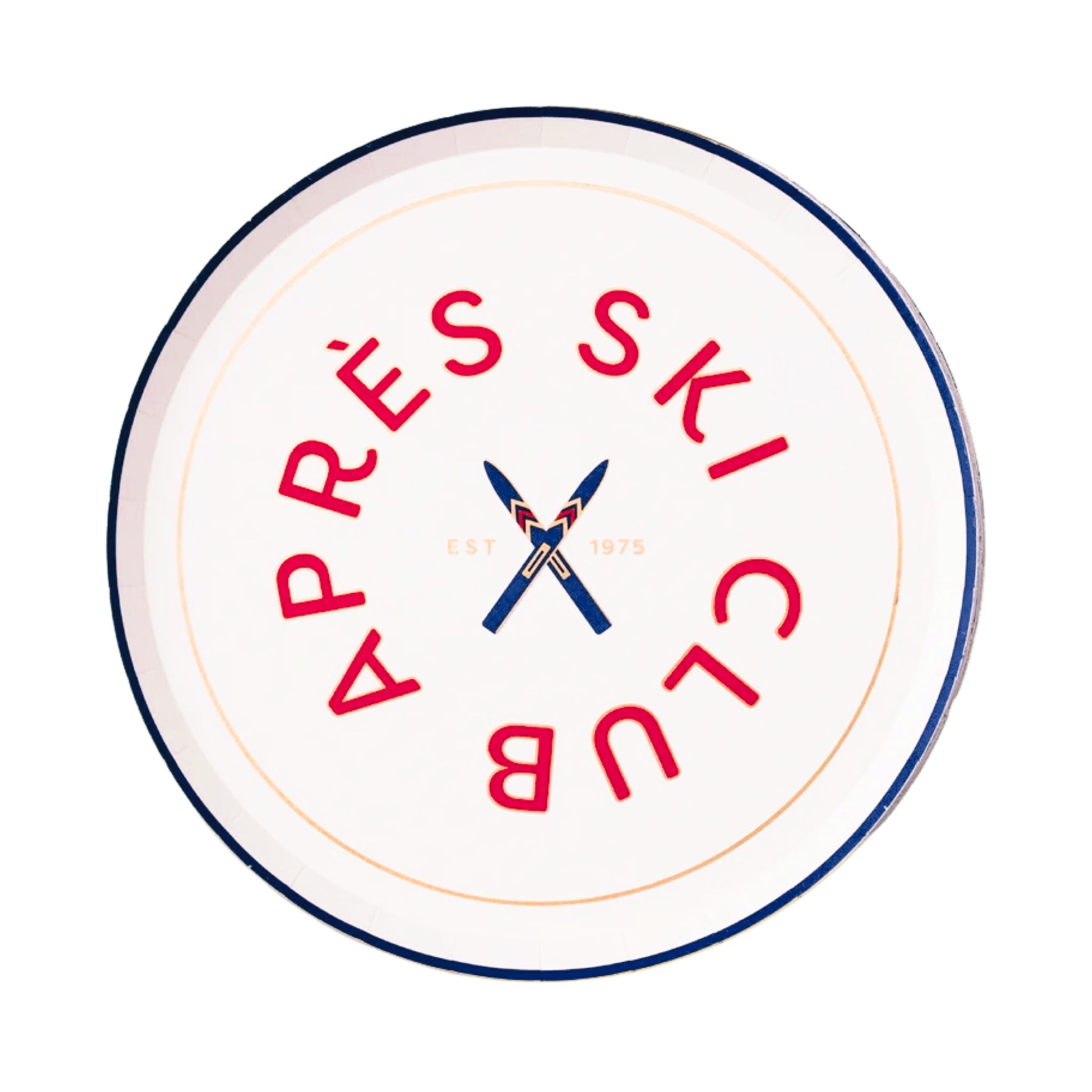 Apres Ski Paper Plates 8" - bubblegum market