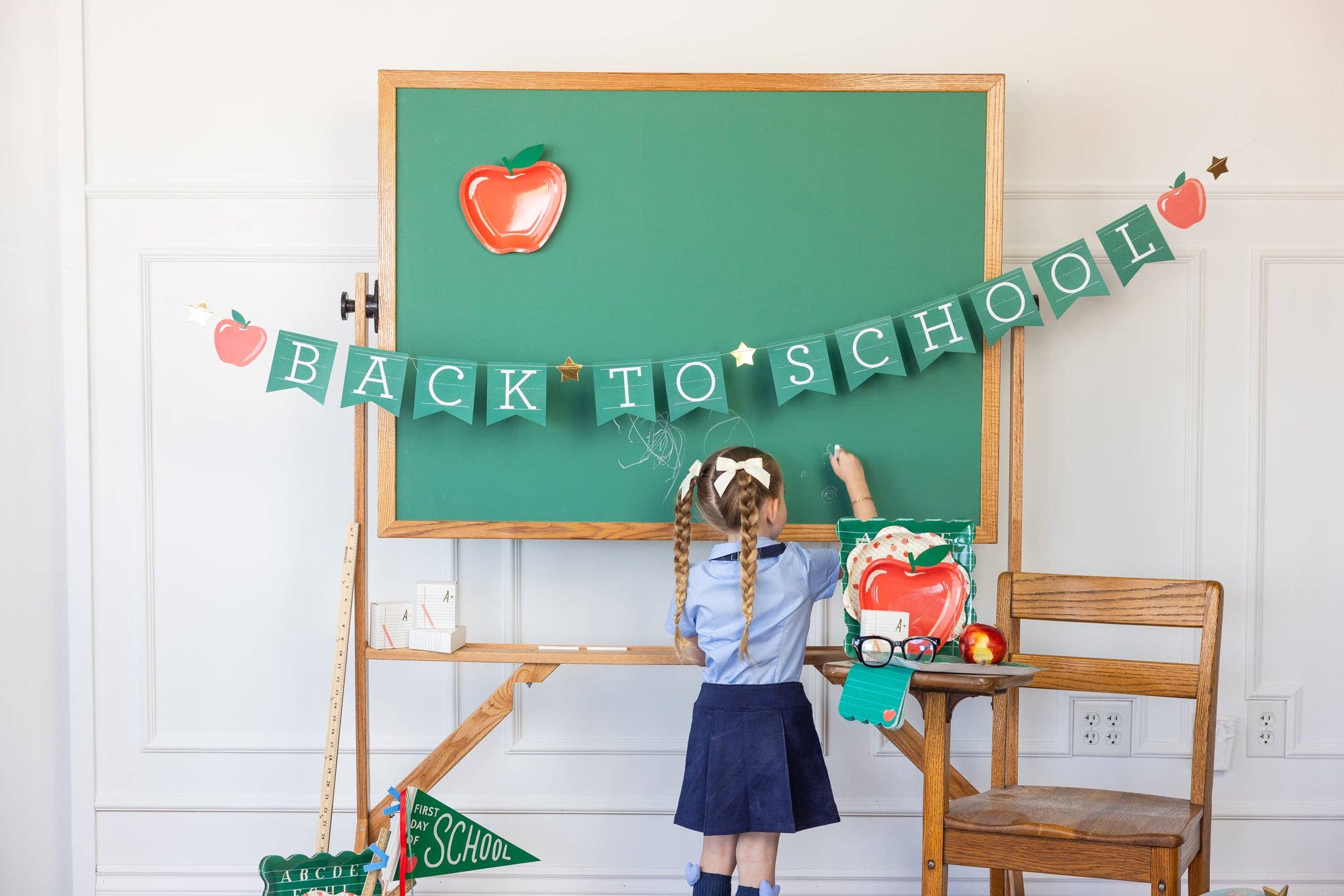 Back to School Banner - bubblegum market