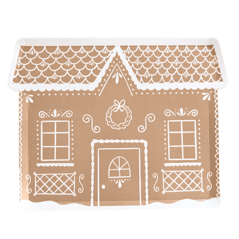 Baking Spirits Bright Gingerbread House Large Plates 11" - bubblegum market