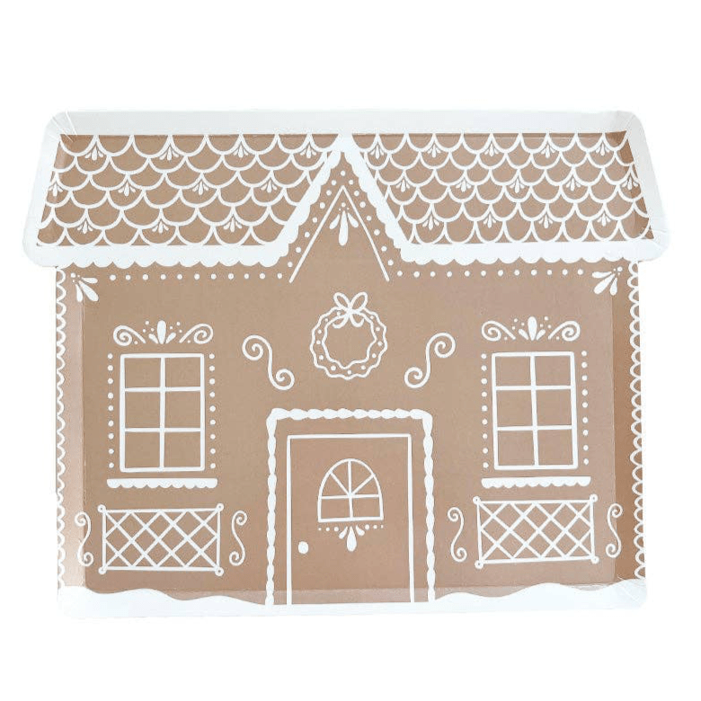 Baking Spirits Bright Gingerbread House Large Plates 11" - bubblegum market
