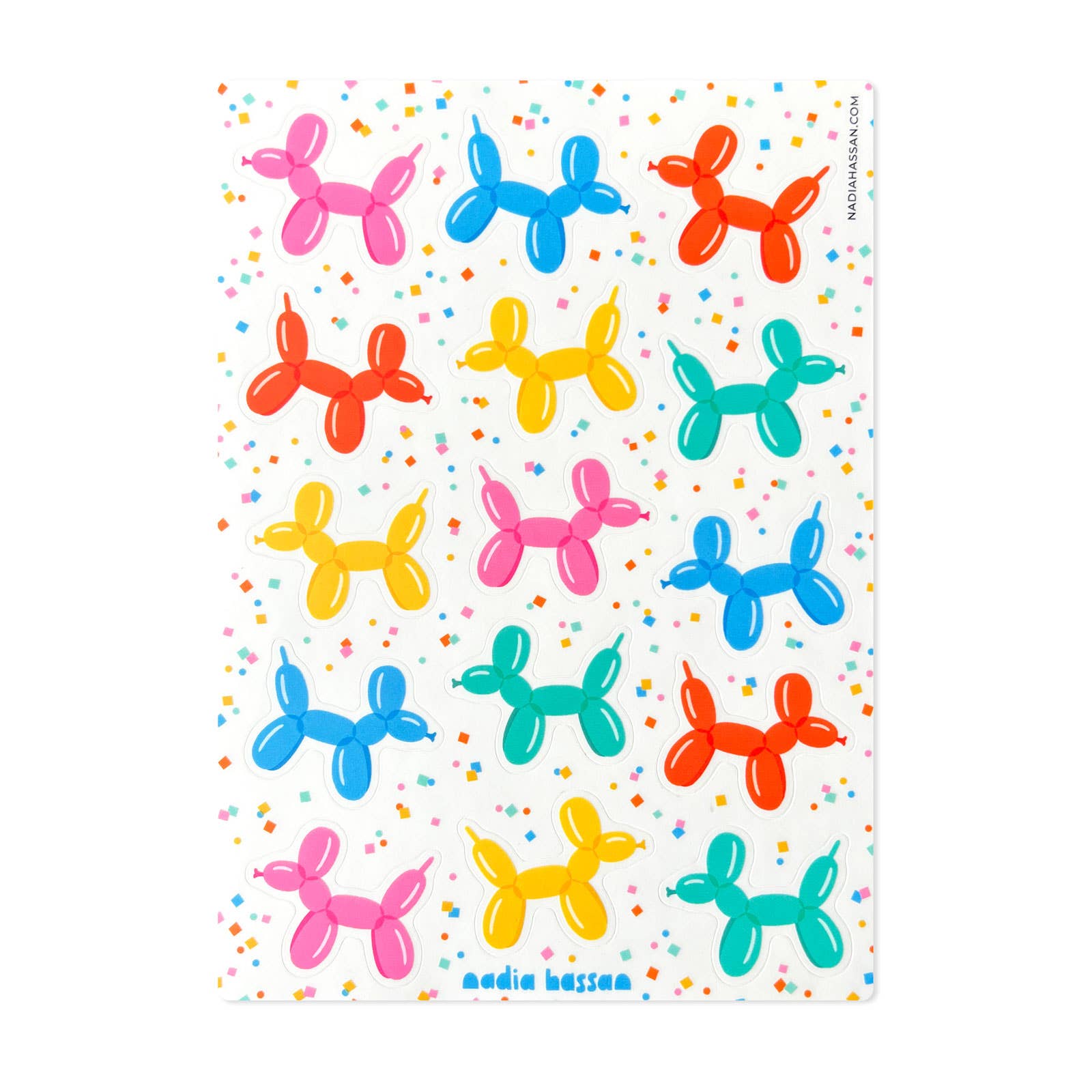Balloon Dogs Vinyl Sticker Sheet - bubblegum market