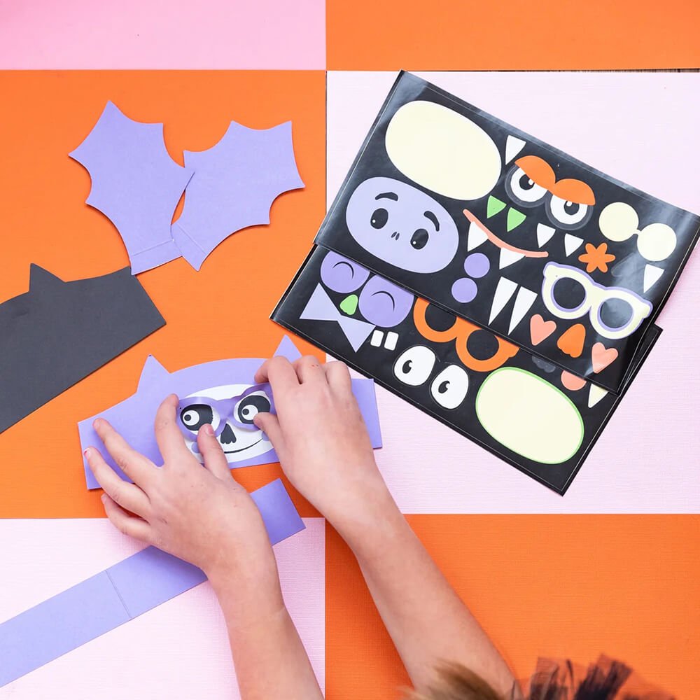 Bat Crowns Halloween DIY Project - bubblegum market