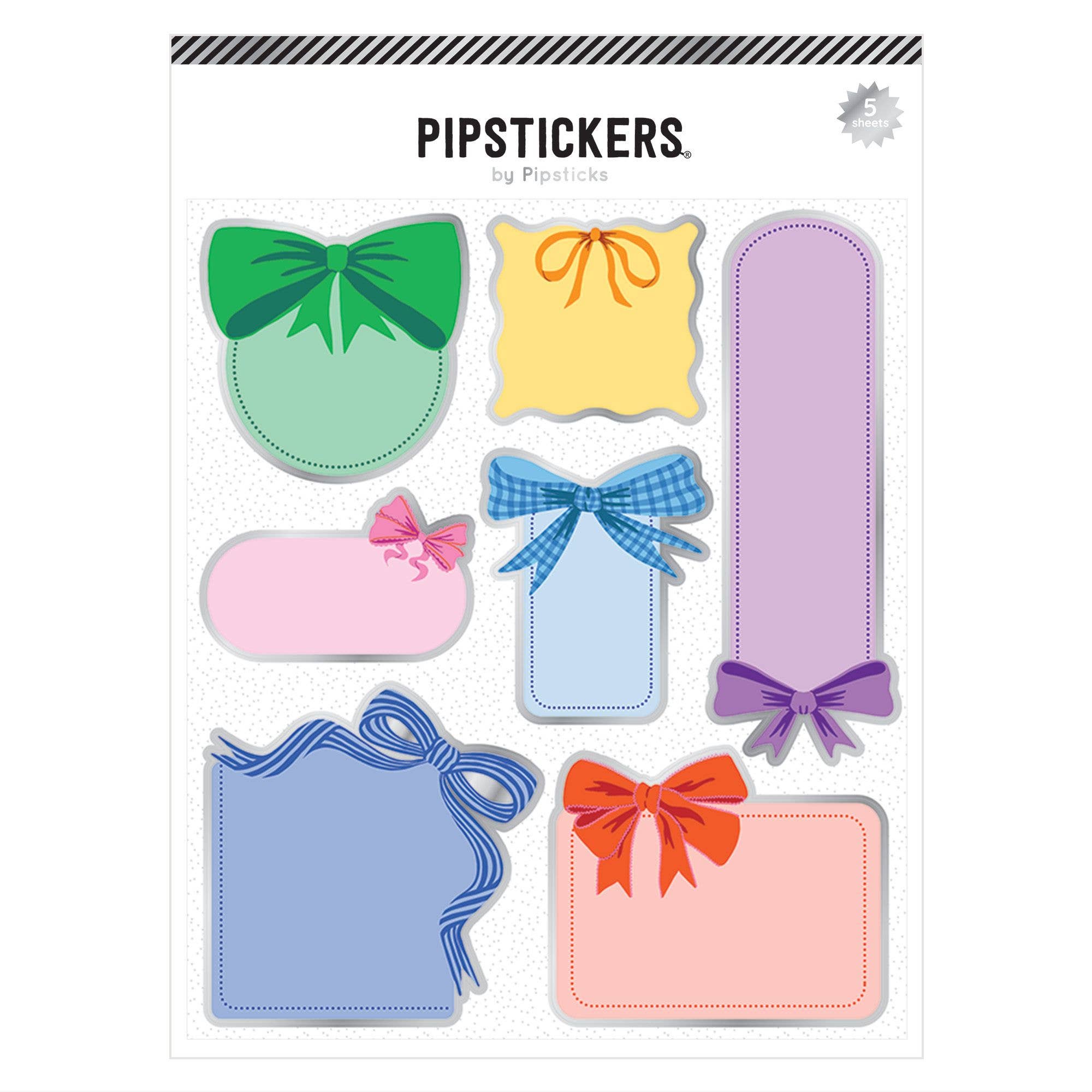 Beaming Bow - nanza Labels (5 sheets) - bubblegum market