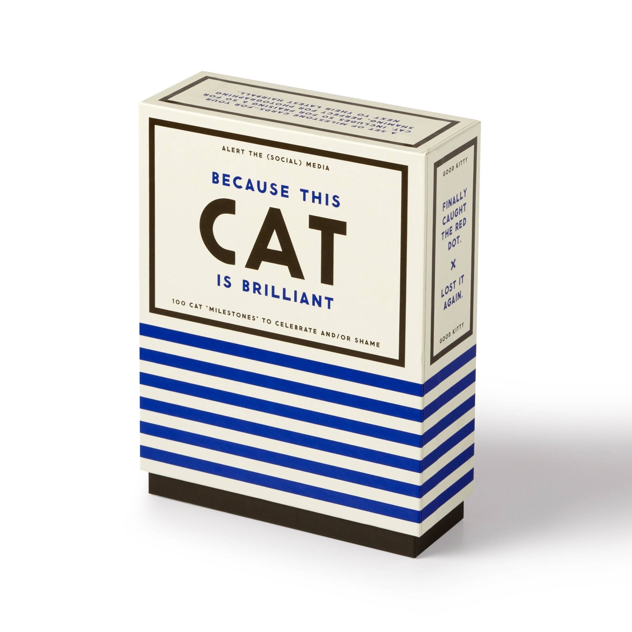 Because This Cat Is Brilliant/Embarrassing: Pet Shame/Praise Deck - bubblegum market