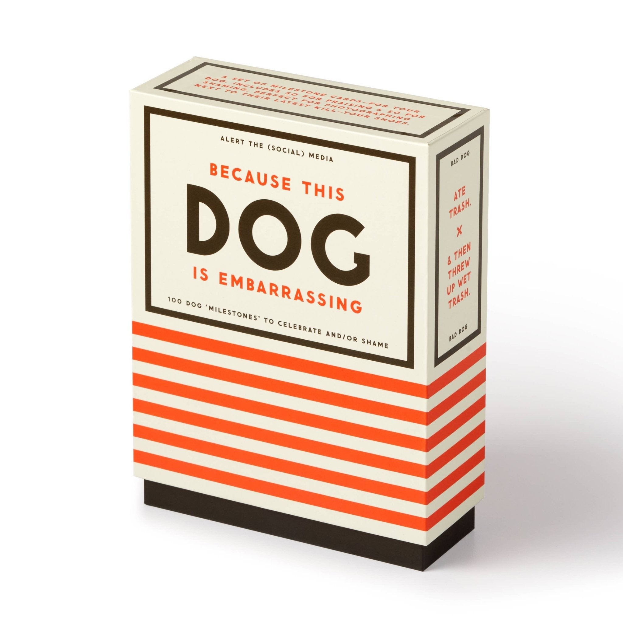 Because This Dog Is Embarrassing/Brilliant: Pet Shame/Praise Deck - bubblegum market