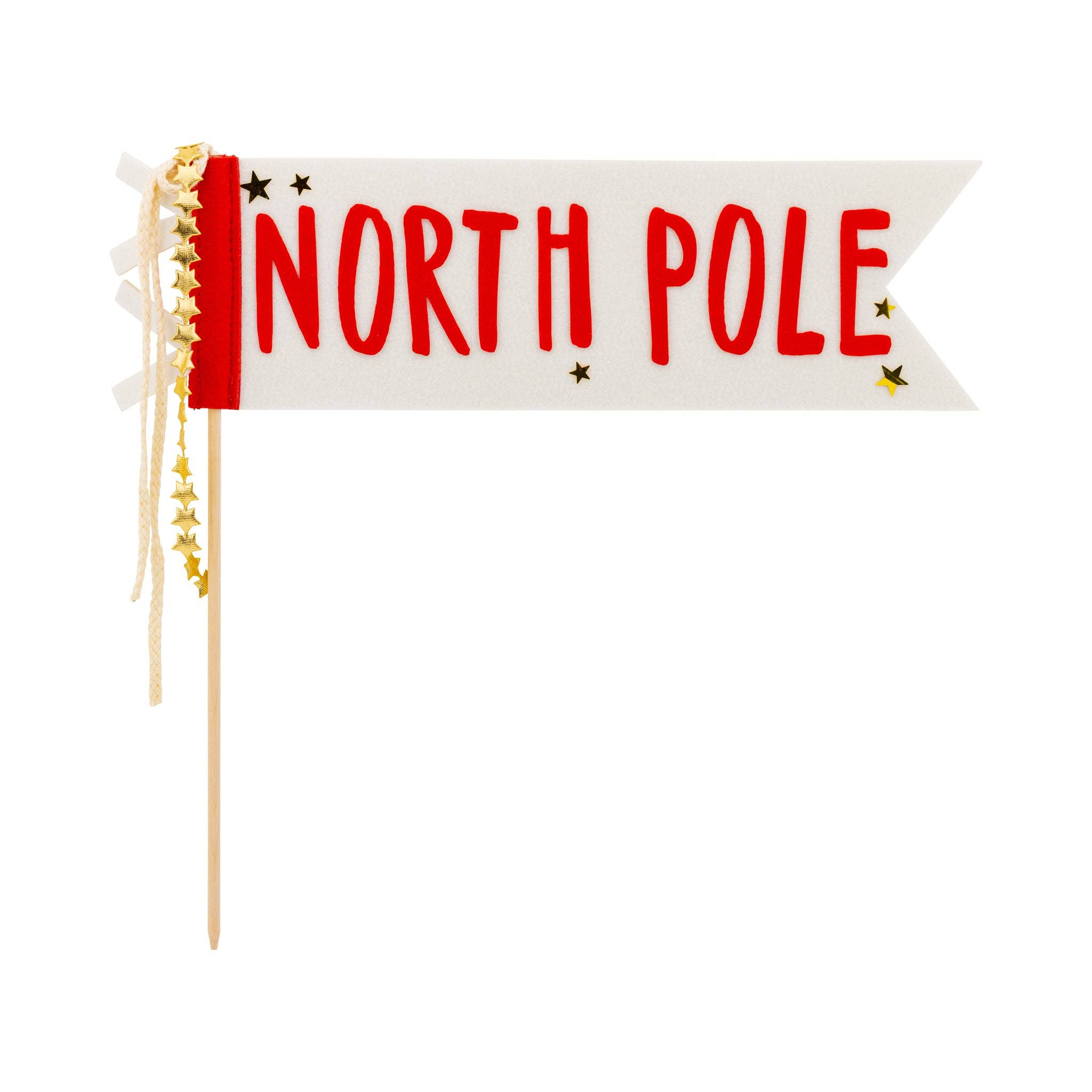 Believe / North Pole Felt Pennants (Set of 2) - bubblegum market