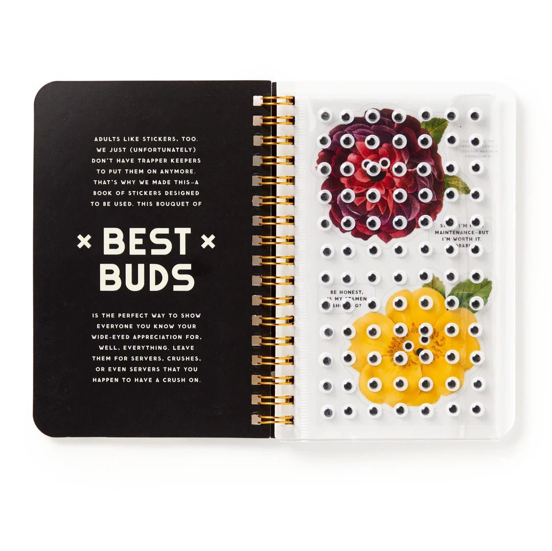 Best Buds Googly Eyes Sticker Book - bubblegum market