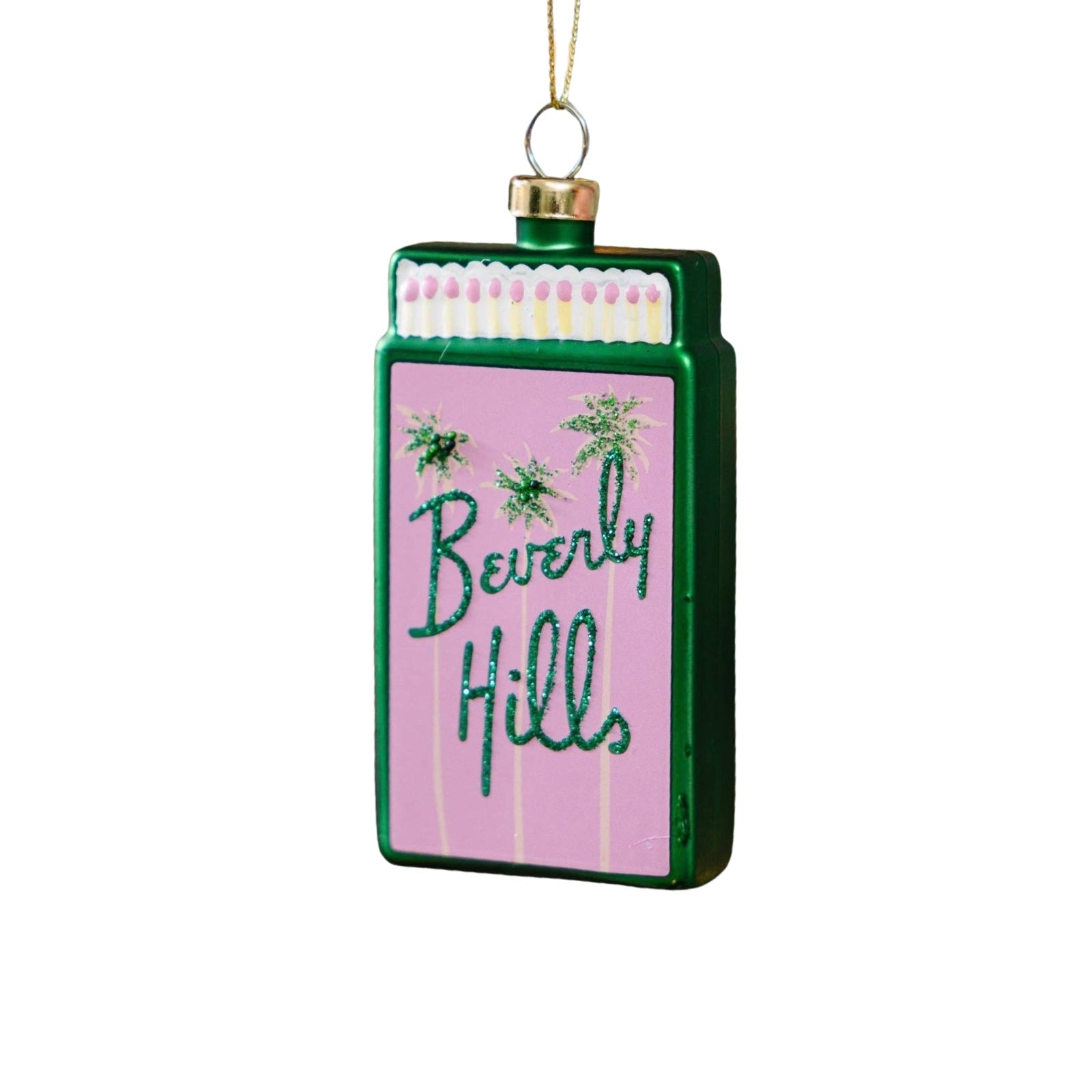 Beverly Hills Matchbook Ornament 3.5" - bubblegum market
