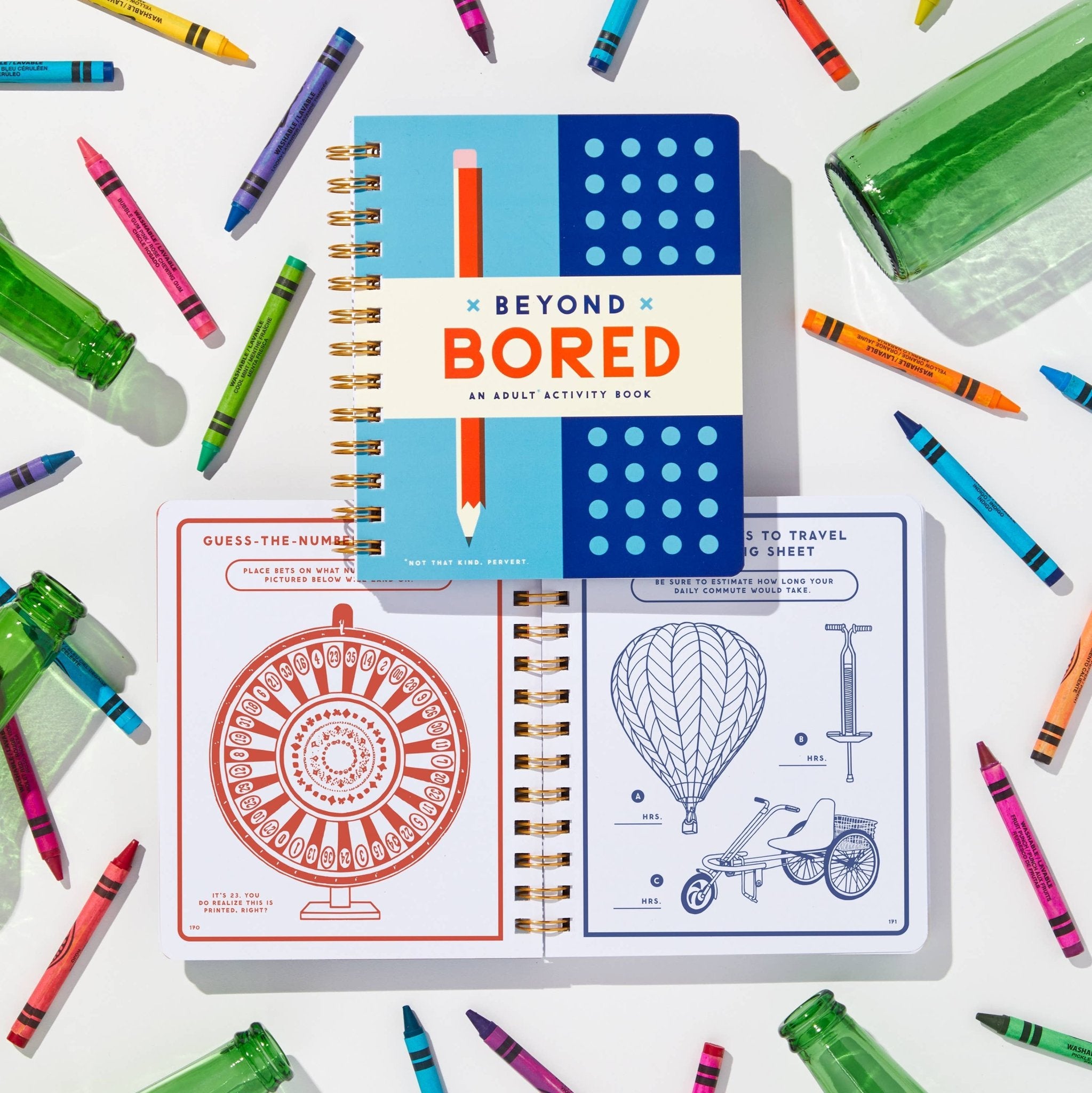 BEYOND BORED Adult Activity Book - bubblegum market