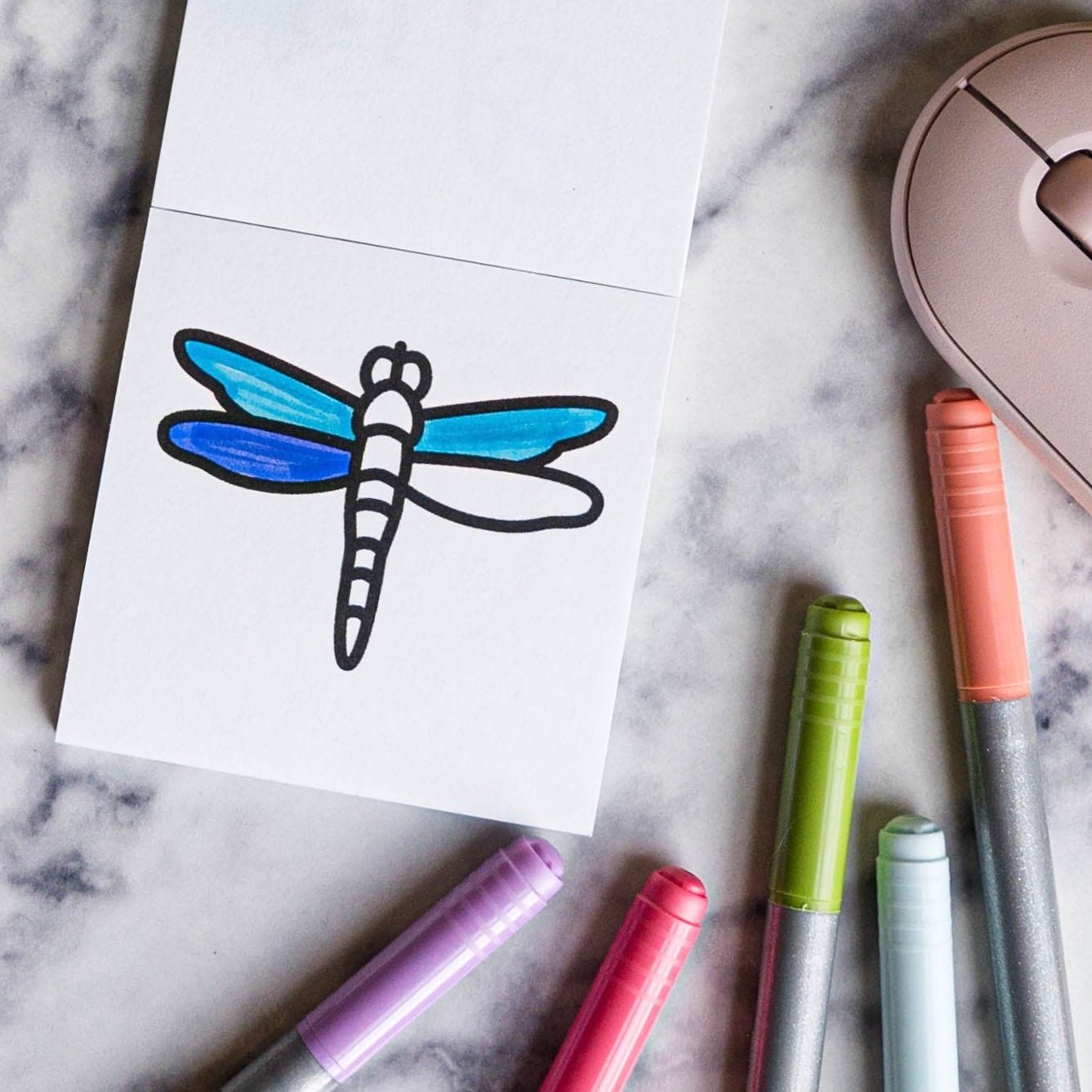 Birds, Bugs & Botany Mini Coloring Pad - bubblegum market