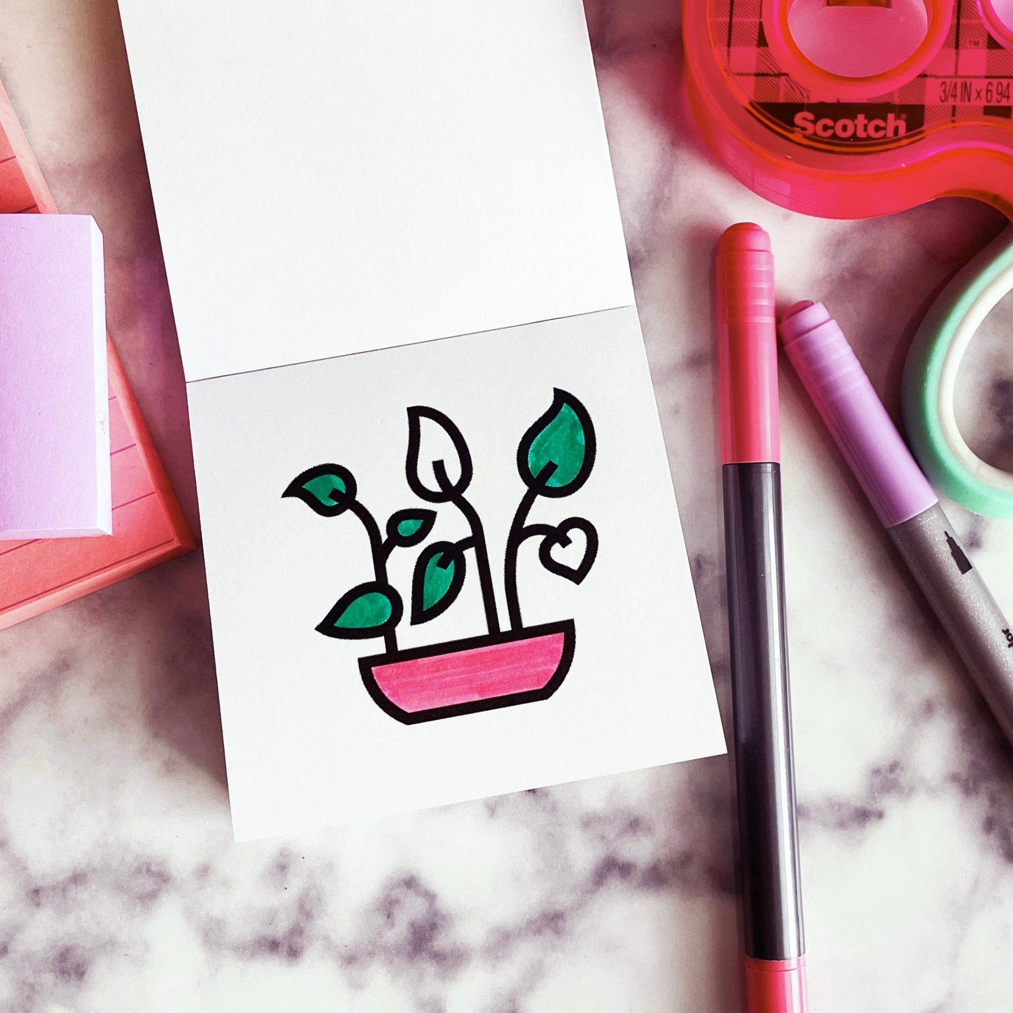 Birds, Bugs & Botany Mini Coloring Pad - bubblegum market