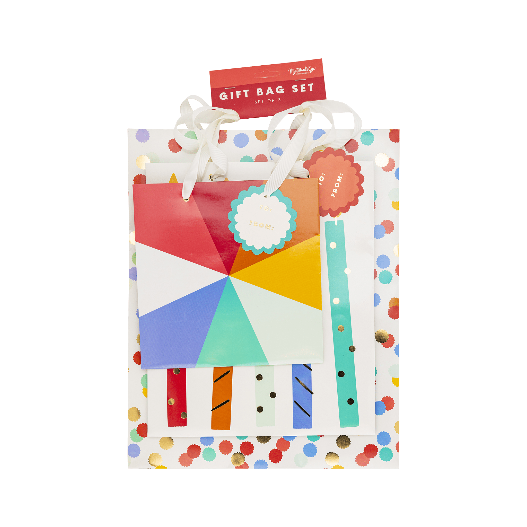 Birthday Gift Bags (Set of 3) - bubblegum market