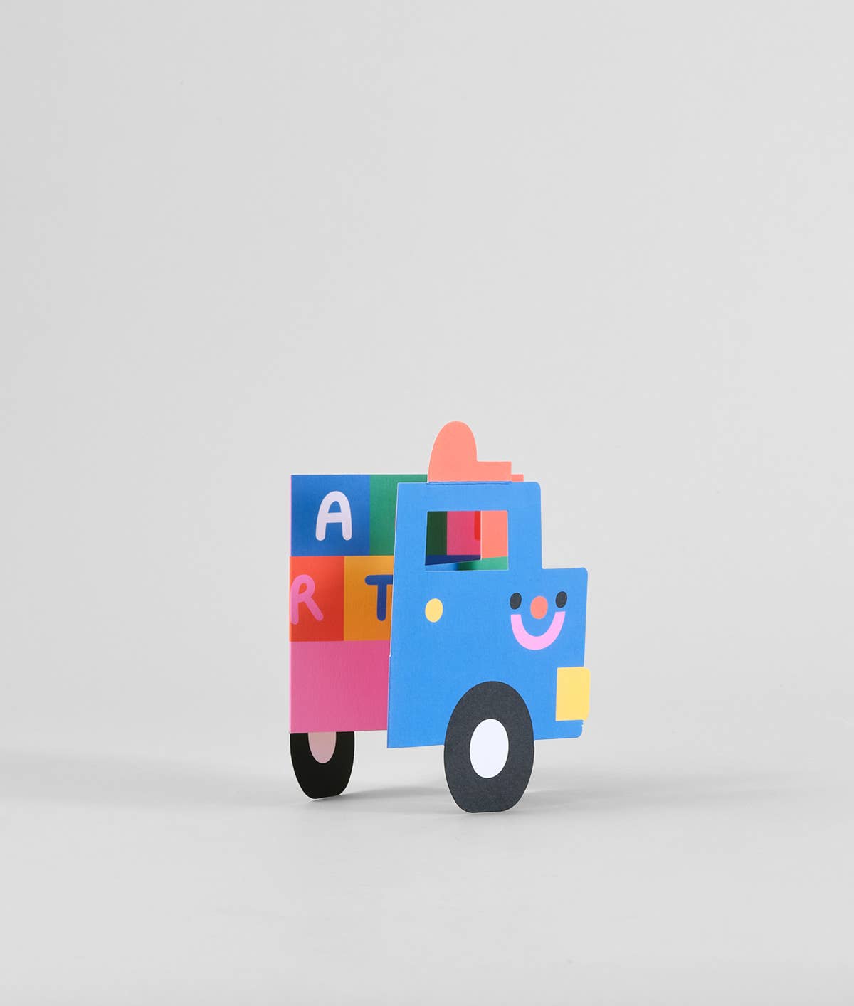 'Birthday Truck' Fold Out Kid's Birthday Card - bubblegum market