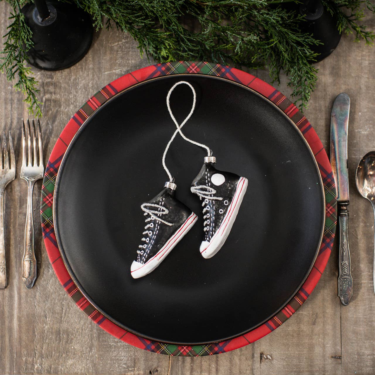 Black High Top Ornament 3" - bubblegum market