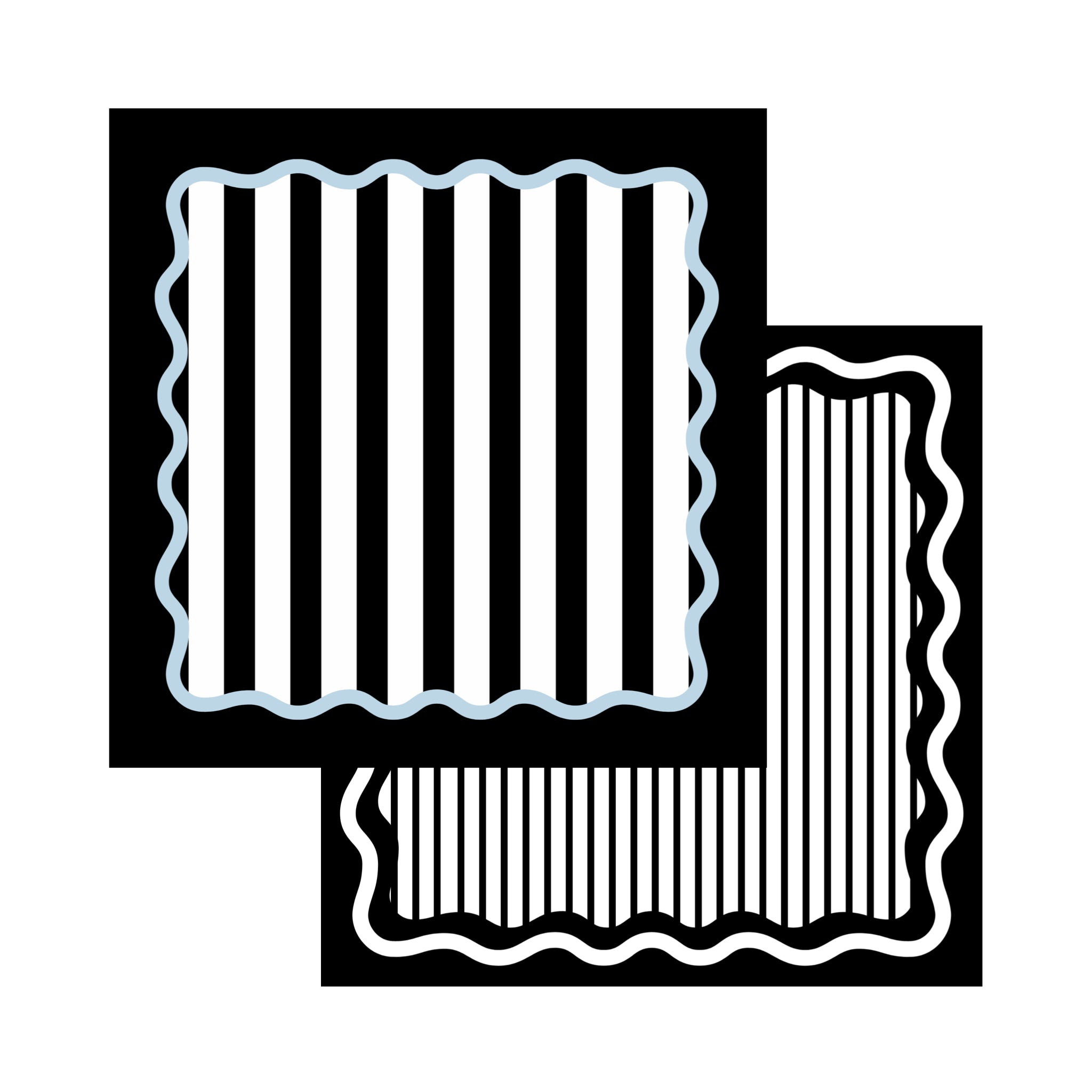 Black & White Paper Placemats - bubblegum market