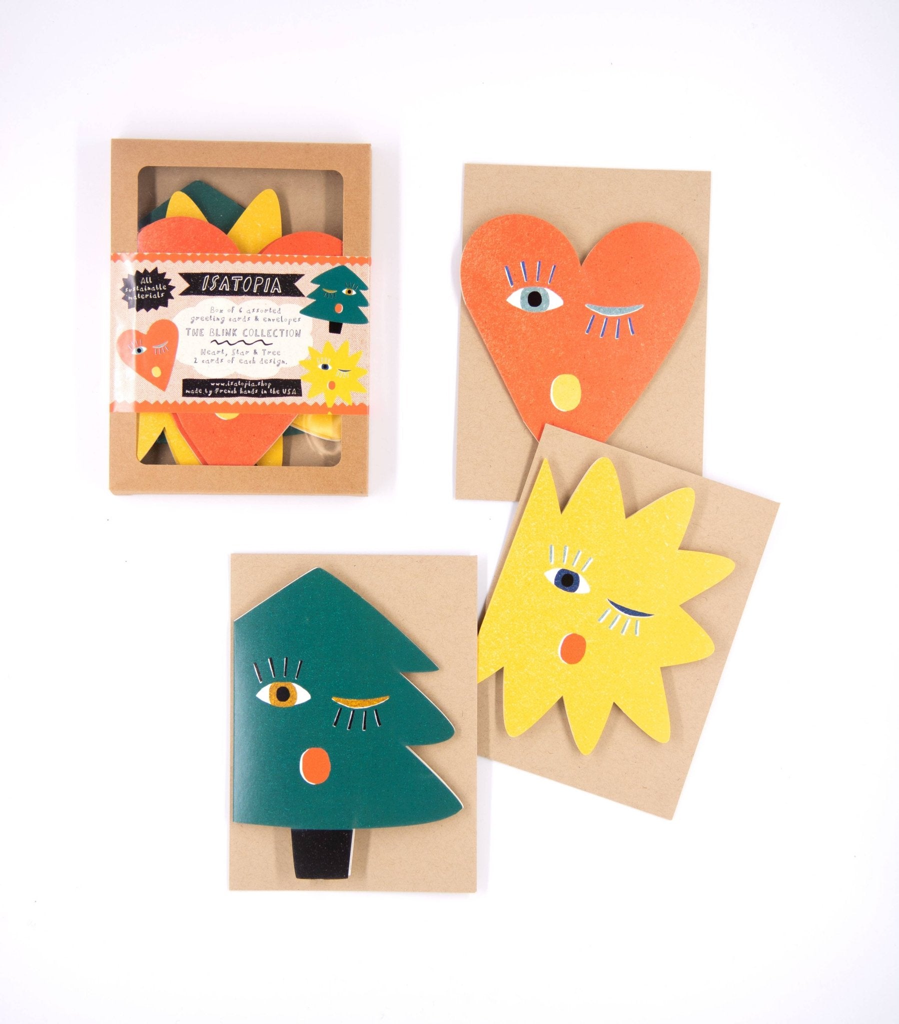 Blink Greeting Card Collection: Box of 6 Full - Size Cards - bubblegum market