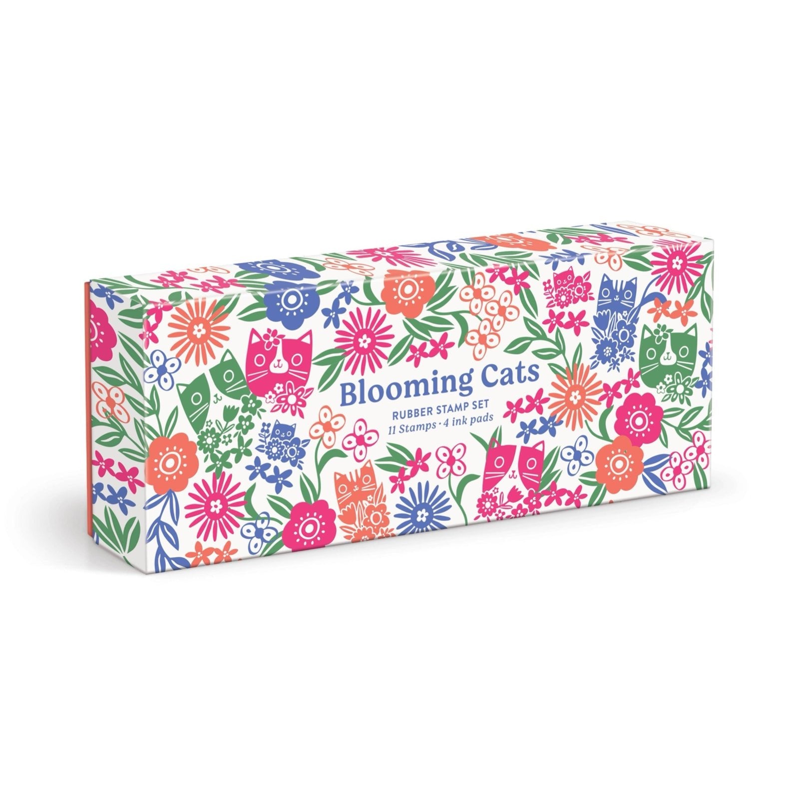 Blooming Cats Rubber Stamp Set - bubblegum market