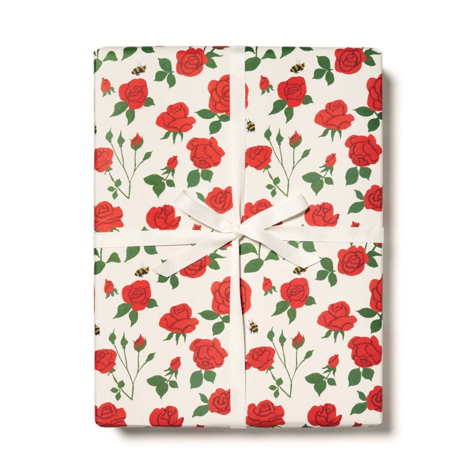 Blooming Roses Gift Wrap Sheets (Roll of 3) - bubblegum market