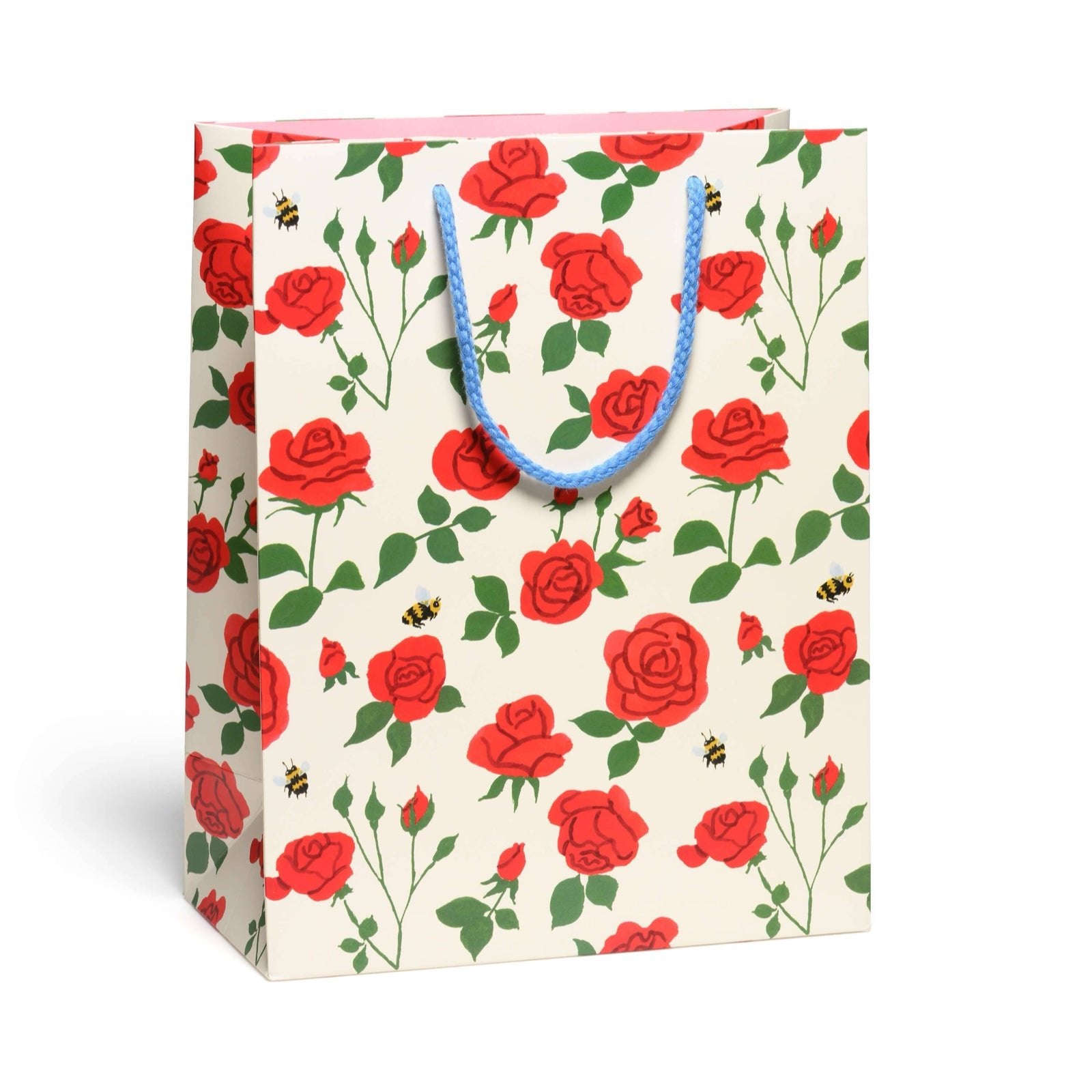 Blooming Roses Large Gift Bag - bubblegum market