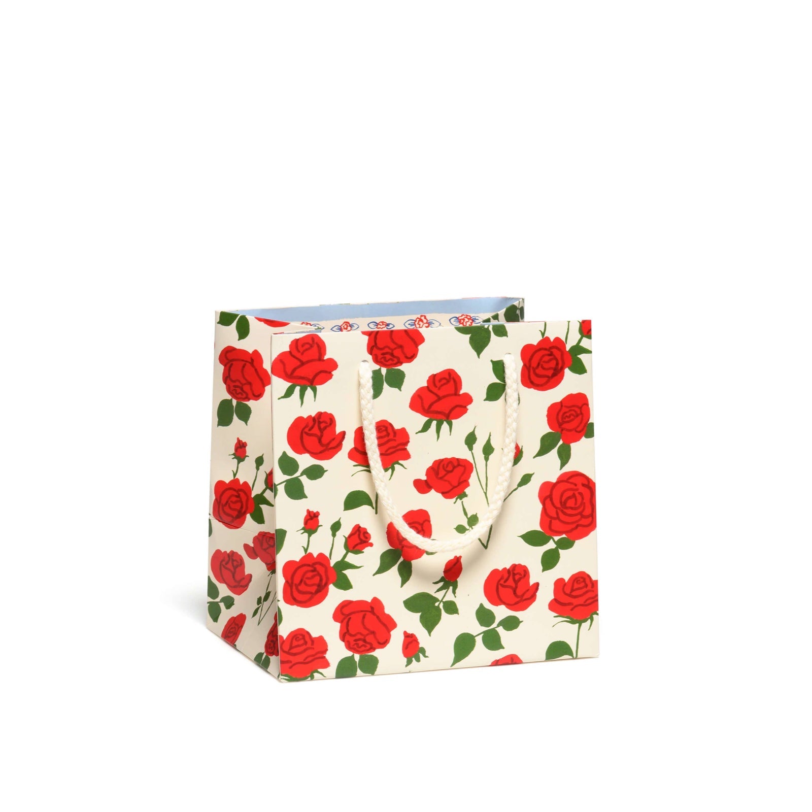 Blooming Roses Small Gift Bag - bubblegum market