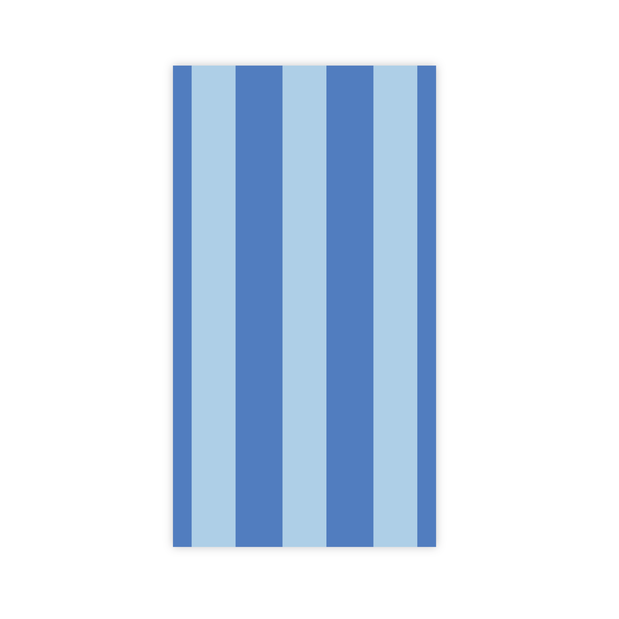 Blue Duotone Cabana Stripe Guest Towel Napkins - bubblegum market