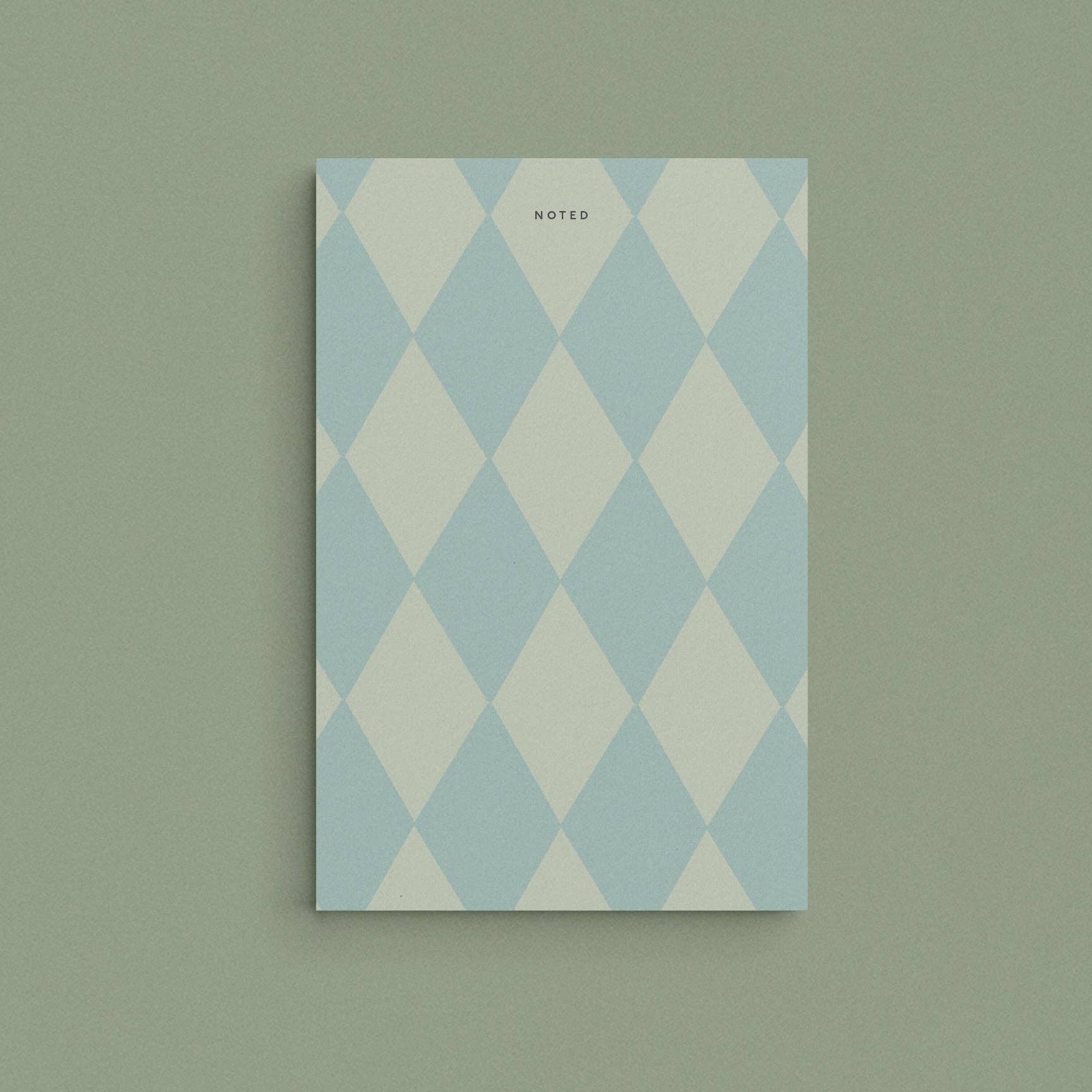 Blue / Green Diamond Notepad - bubblegum market