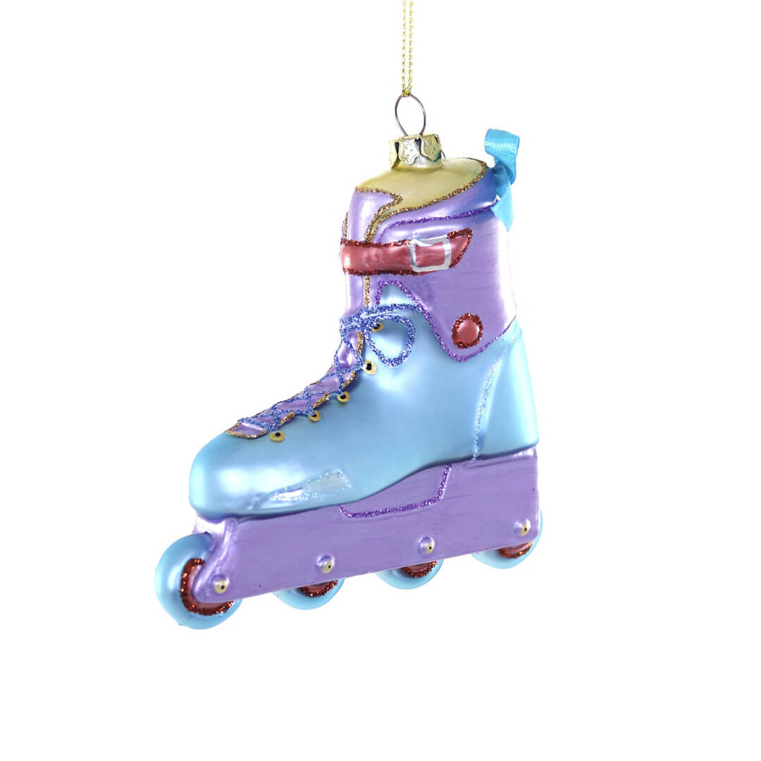 Blue / Lilac Roller Blade Ornament 4.25" - bubblegum market