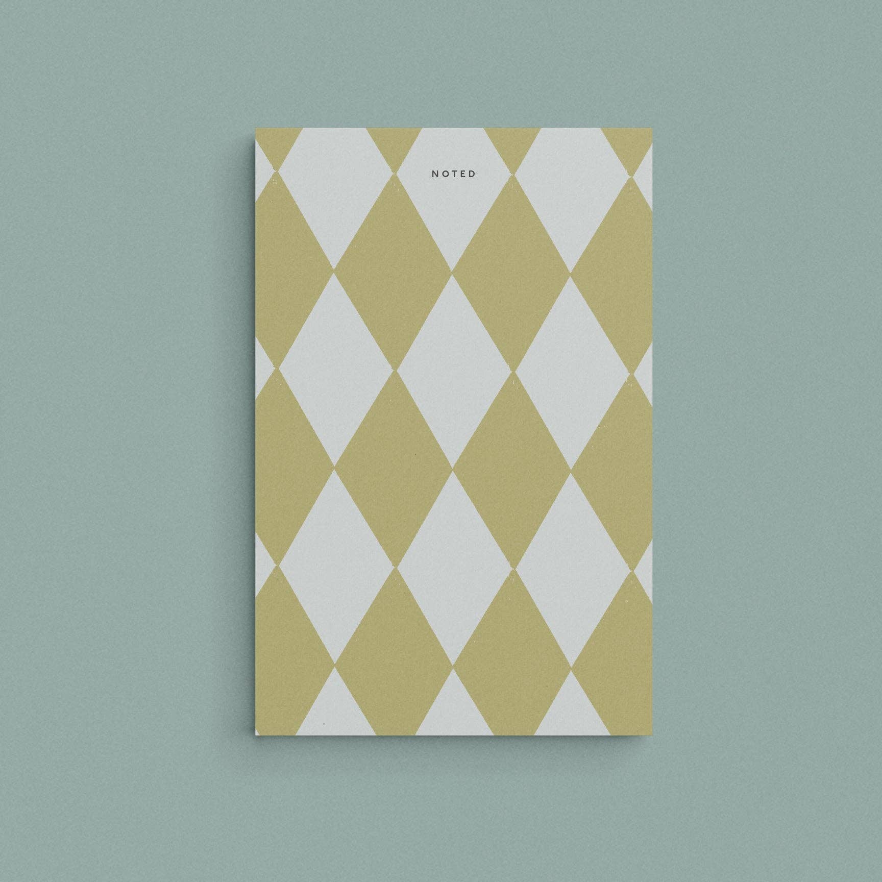 Blue / Olive Diamond Notepad - bubblegum market