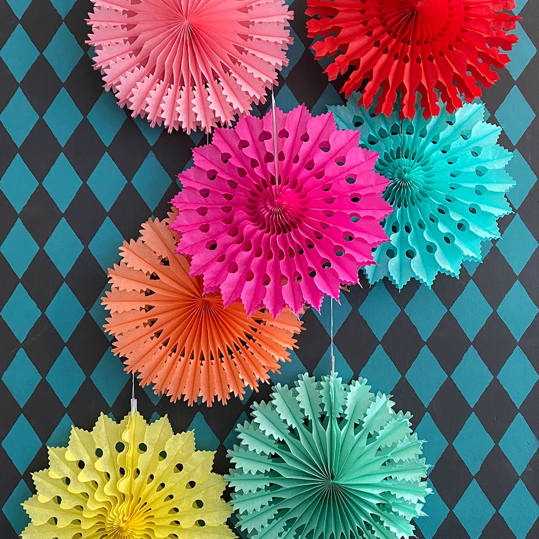 Blue Paper Fan 12" - bubblegum market